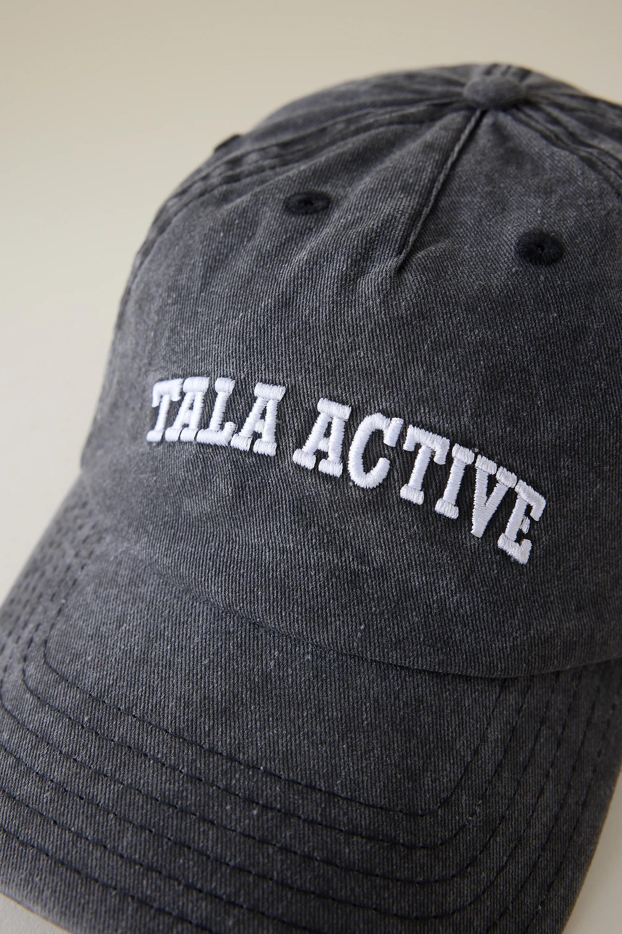By Tala Active Embroidered Baseball Cap, Black, A501_0001, large image number 1