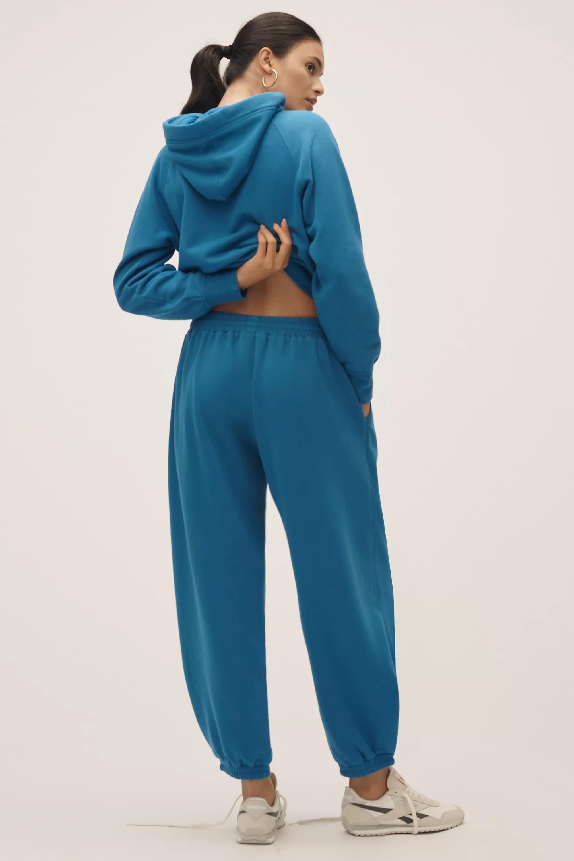 By Daily Practice Cotton-Blend Graphic Joggers, Blue, A501_0103, medium