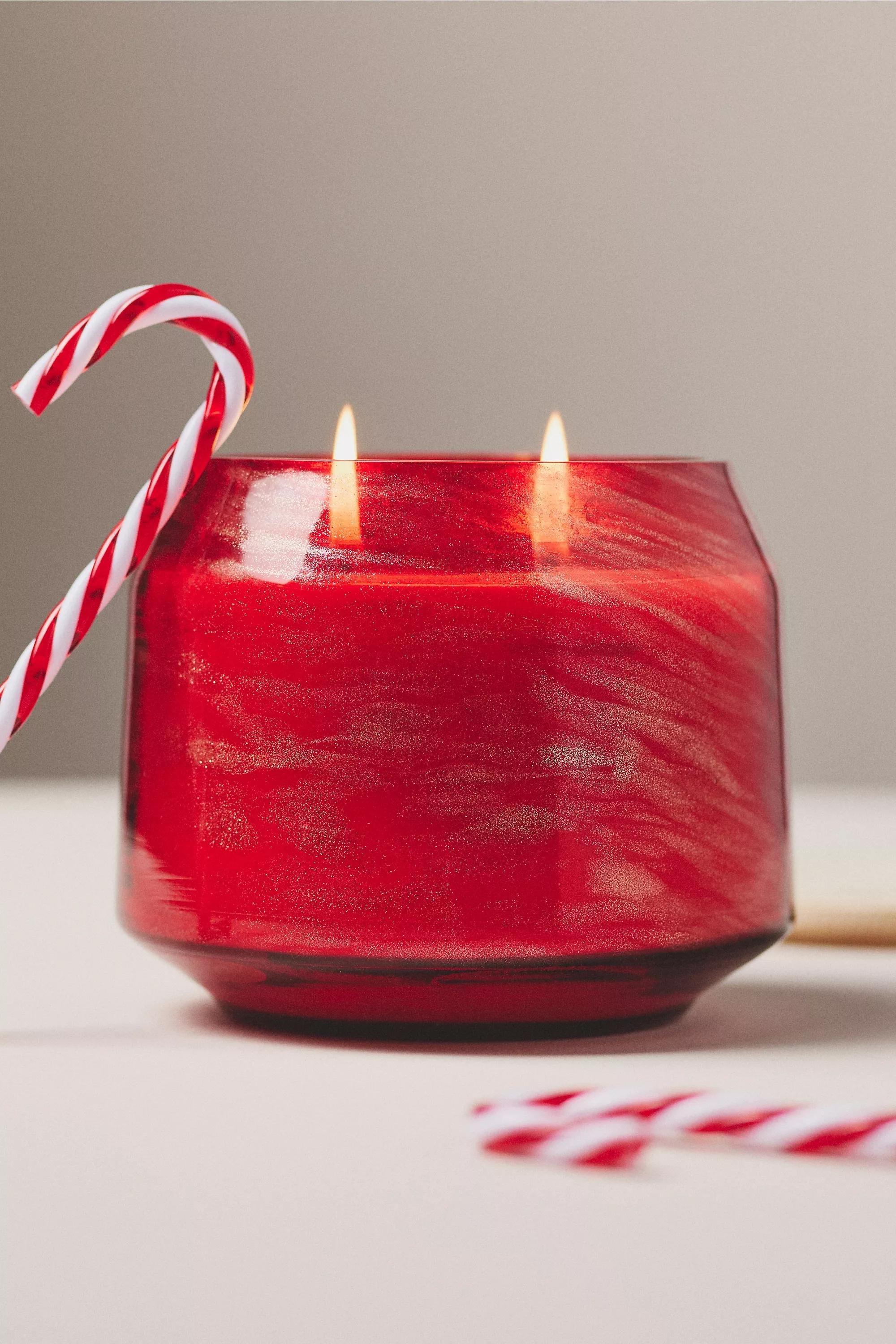 RED The Gather Candle By Anthropologie: Gourmand Peppermint Stick, A501_0060, large image number 1