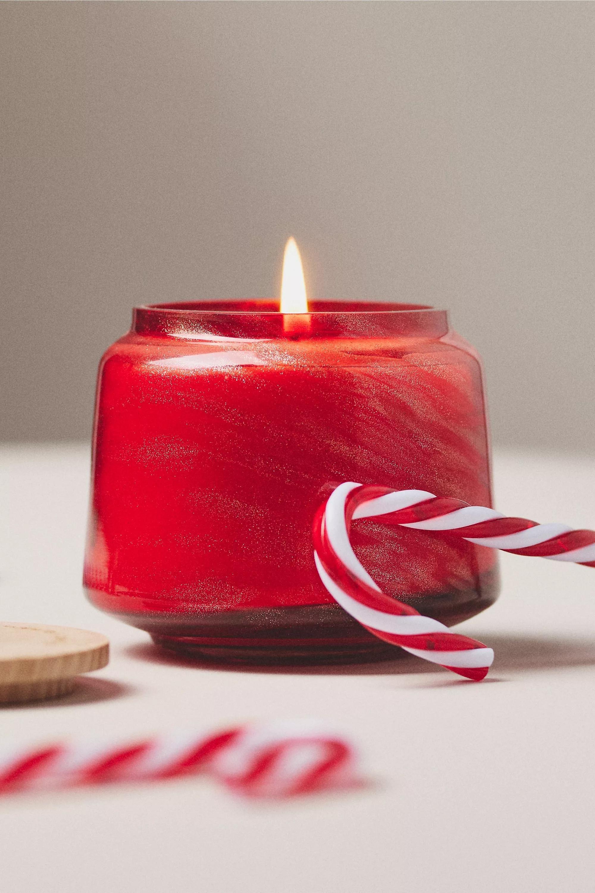 RED The Gather Candle By Anthropologie: Gourmand Peppermint Stick, A501_0060, large image number 4