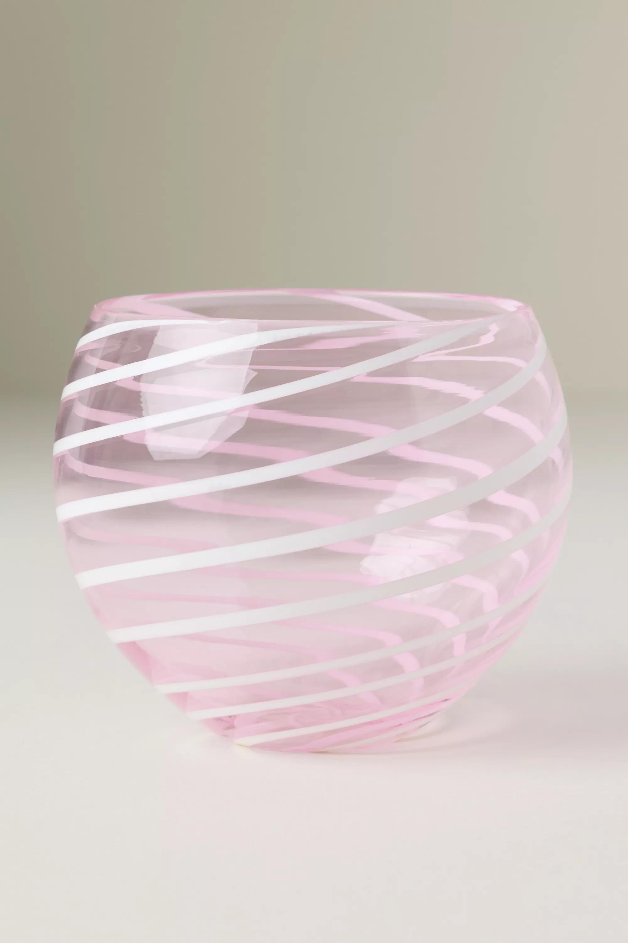 PINK Arabesque Stemless Wine Glass, A501_0066, medium