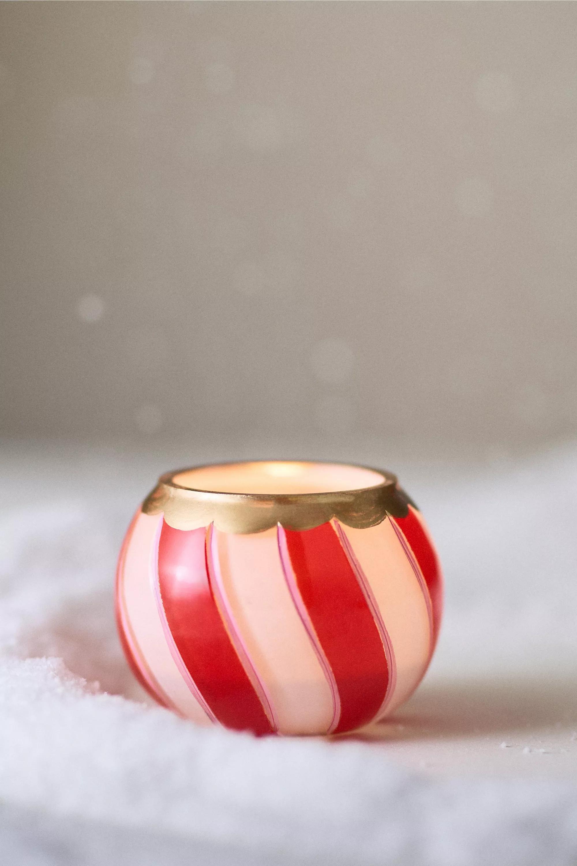 Holiday Round Ornament, Red, A501_0060, large image number 0