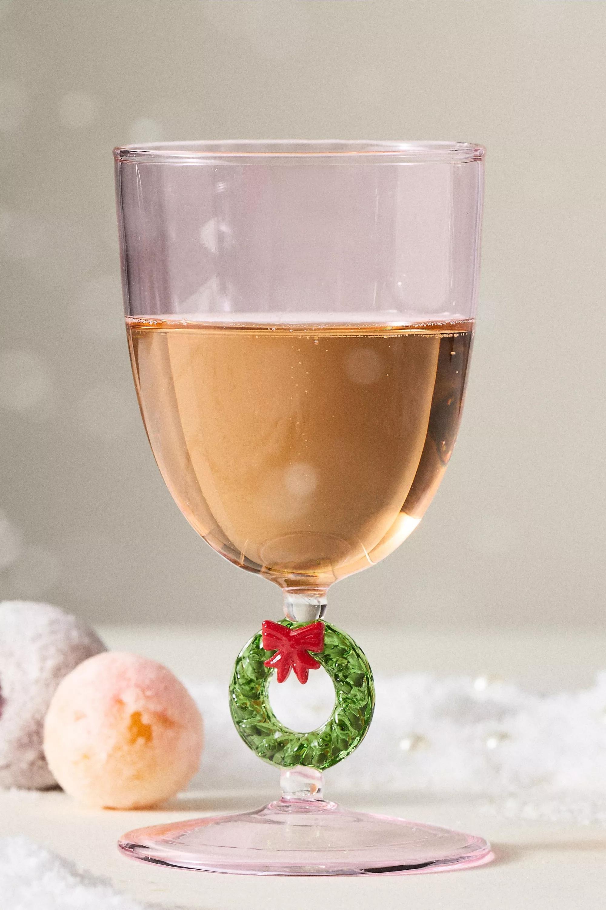 Clara Wine Glass, Green, A501_0030, large image number 0