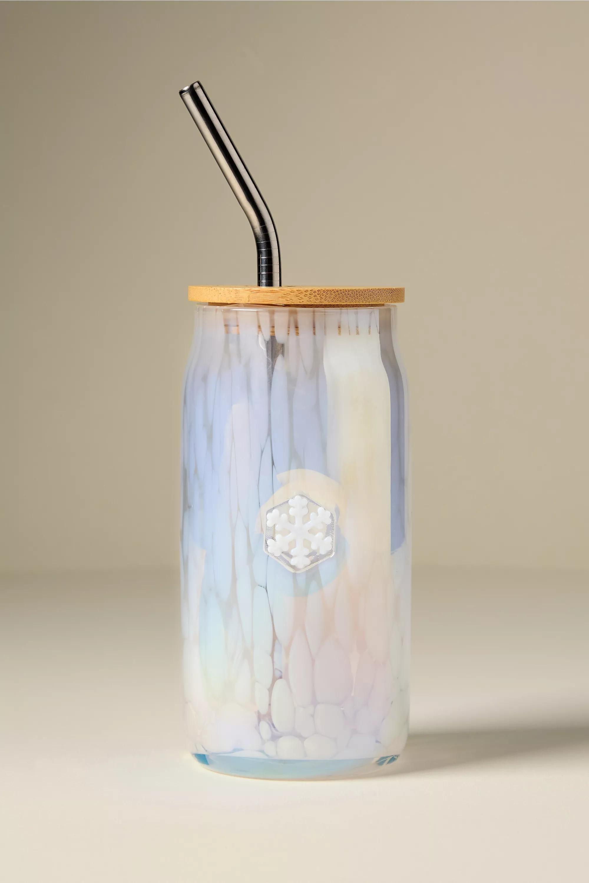 The Festive Confetti Icon Juice Glass Tumbler, Pearl, A501_0017, large image number 1