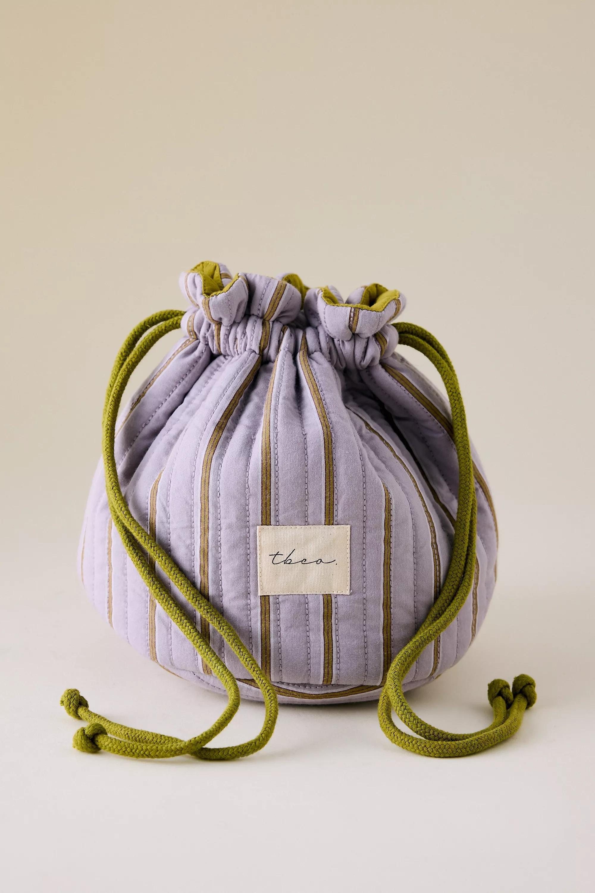 LILAC TBCo Cotton Drawstring Wash Bag, A501_0055, large image number 0