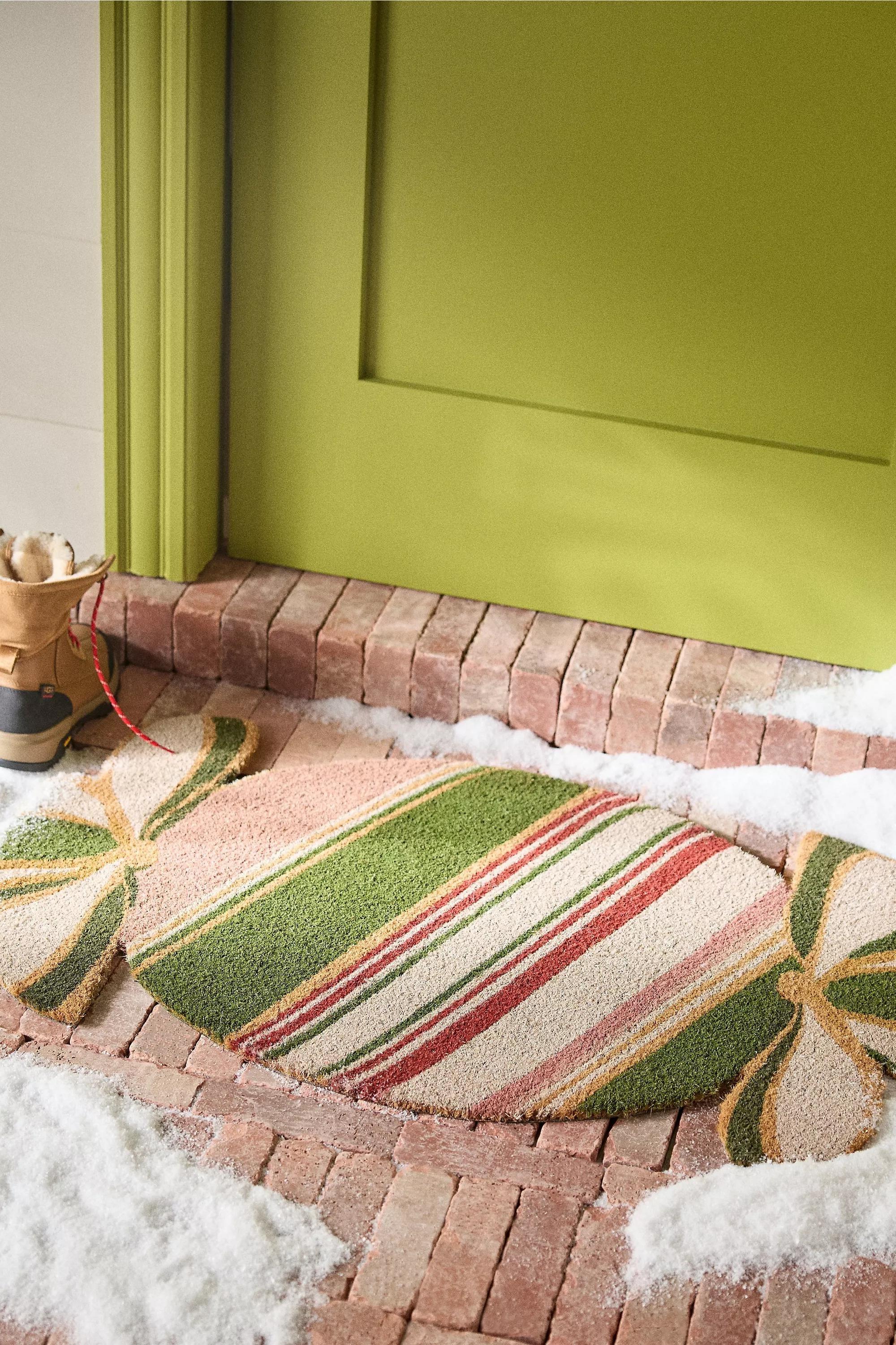 ASSORT Candy-Shaped Coir Printed Doormat, Multicolour, medium
