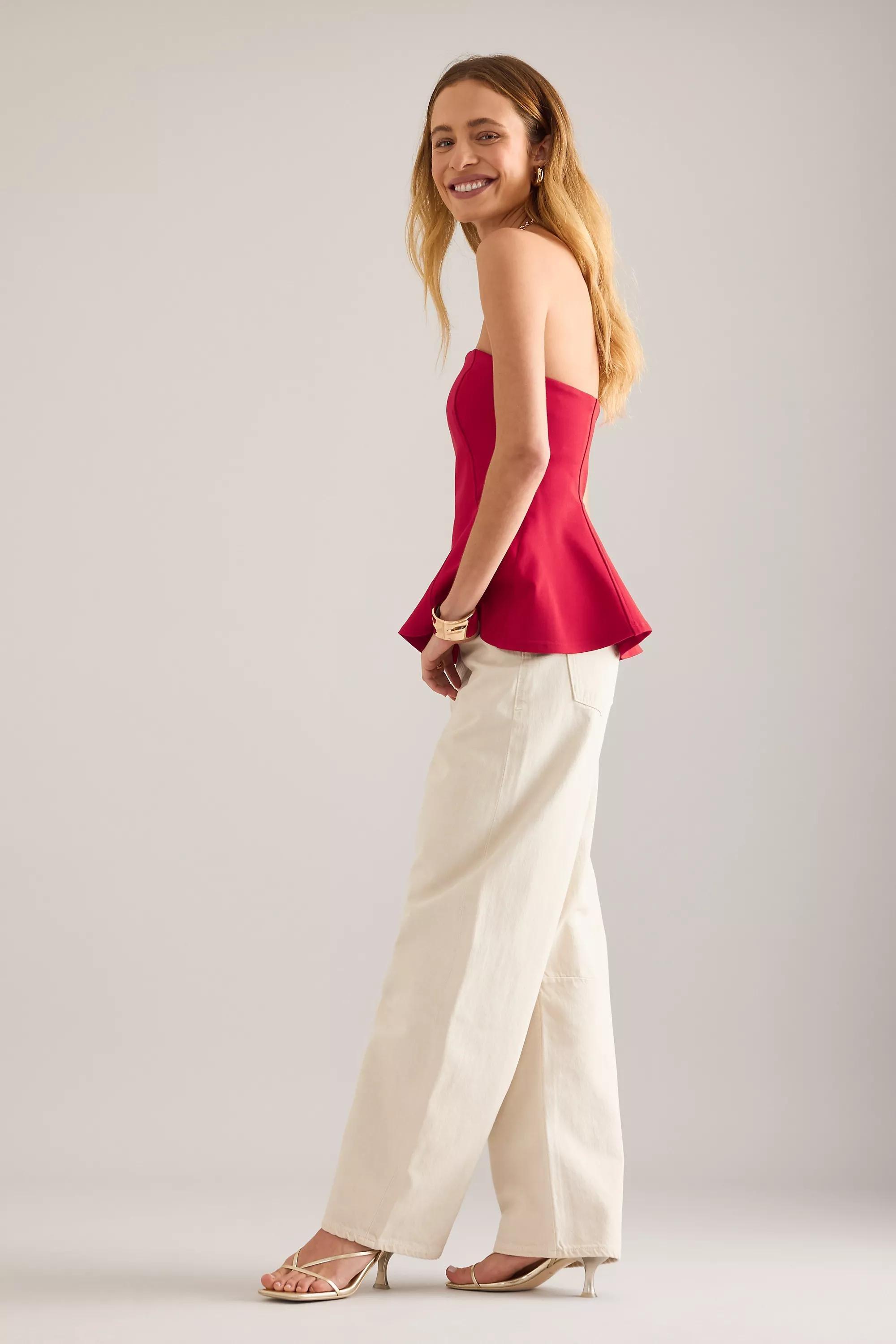 By Anthropologie Hourglass Bandeau Top, Pink, A501_0060, large image number 3