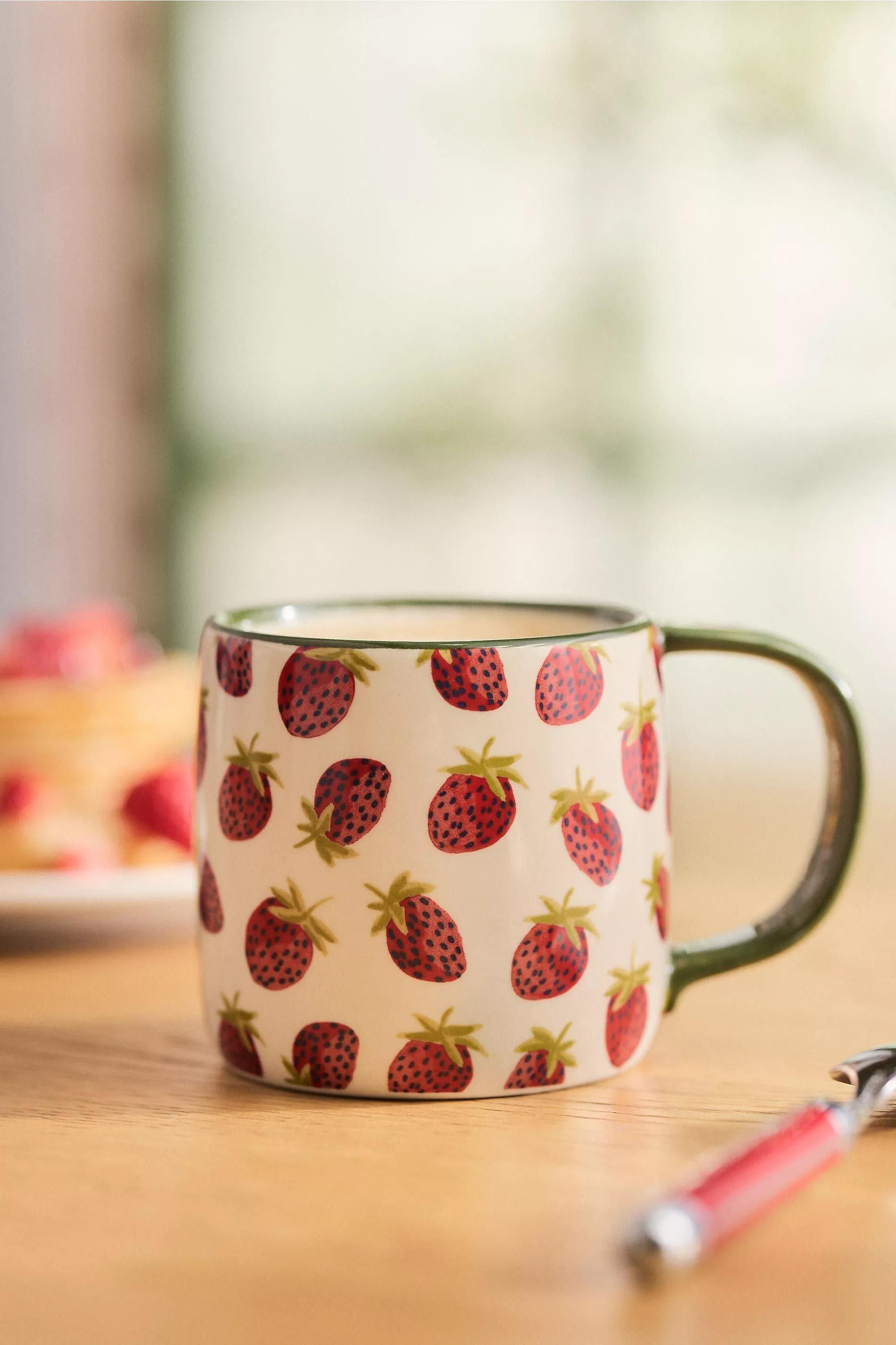 Berry Berry Stoneware Mug, Red, A501_0060, medium
