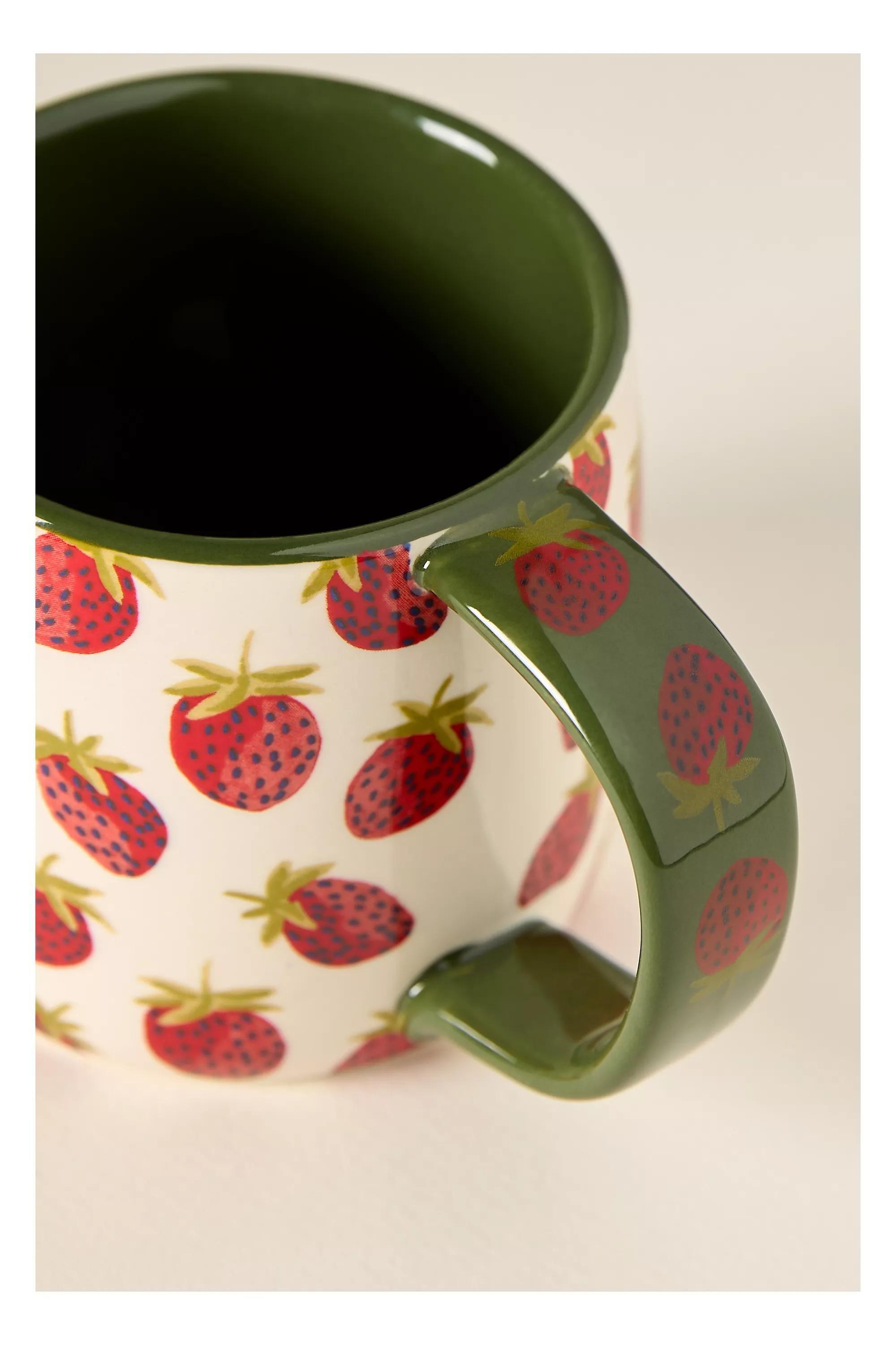 Berry Berry Stoneware Mug, Red, A501_0060, large image number 2