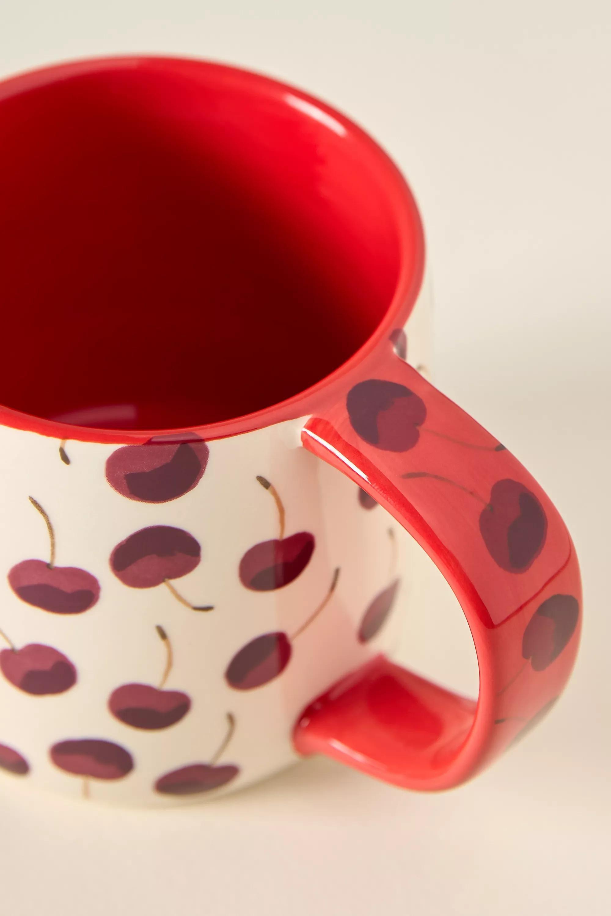 Berry Berry Stoneware Mug, Red, A501_0069, large image number 2
