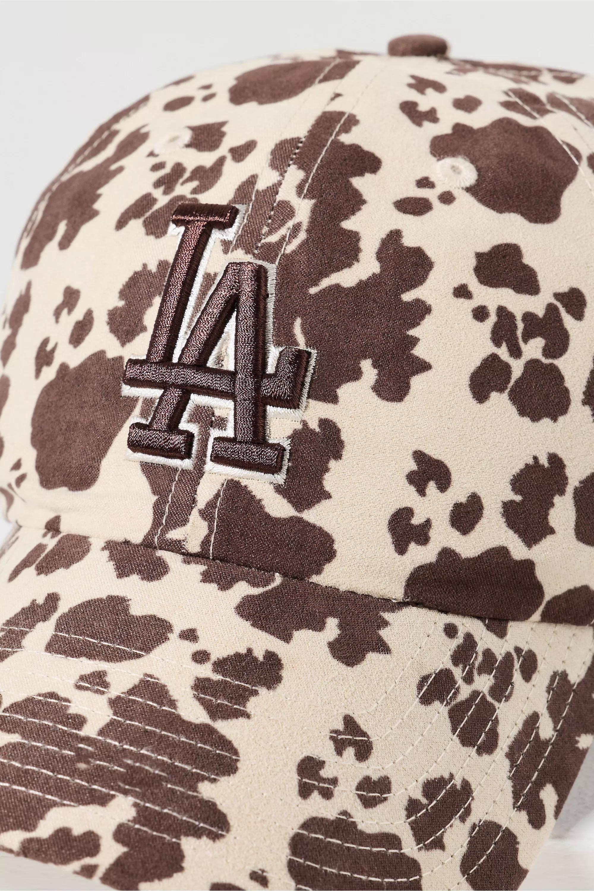 47 Bessie Animal-Print Baseball Cap, Brown, A501_0029, large image number 2