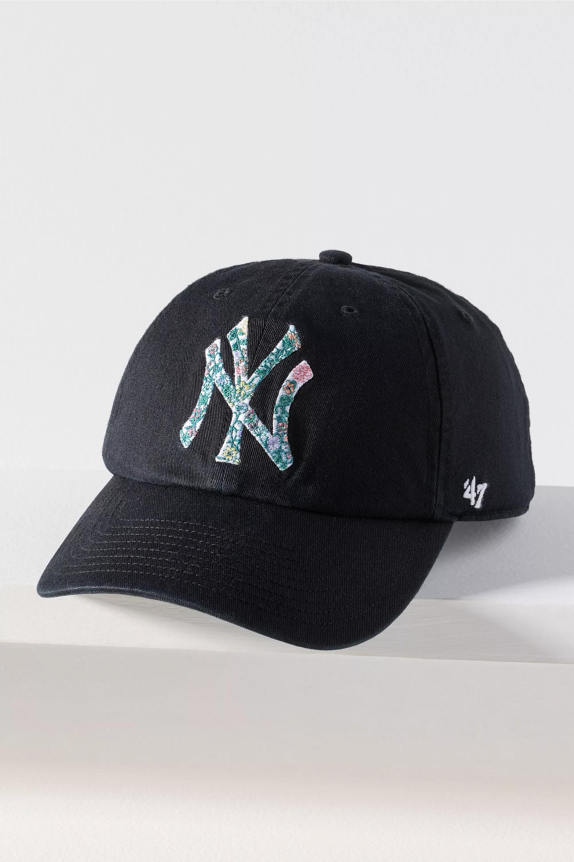 47 Floral Logo Baseball Cap, Black, A501_0001, medium