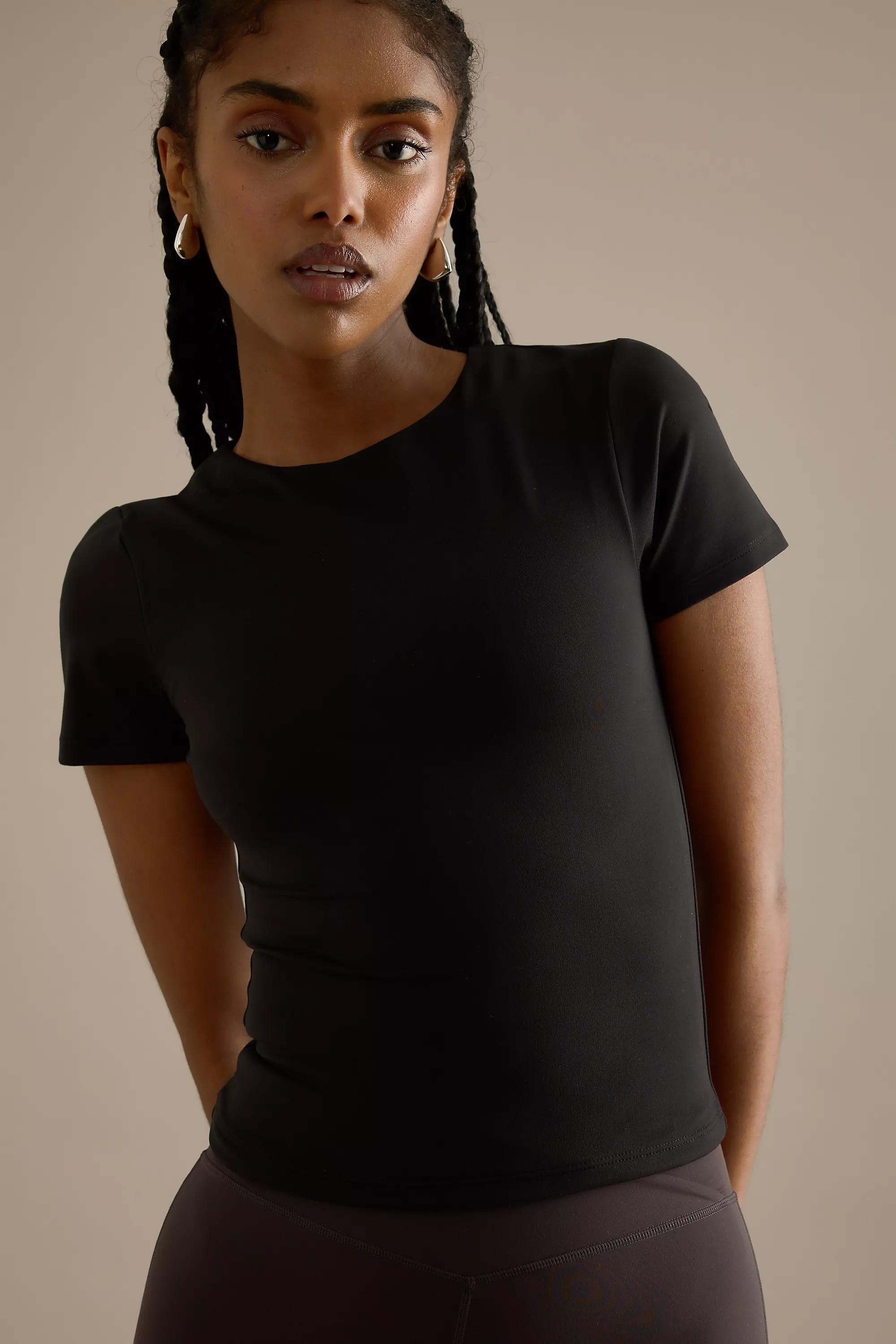 BLACK TALA 365 Second Skin Short-Sleeve Top, A501_0001, large image number 0