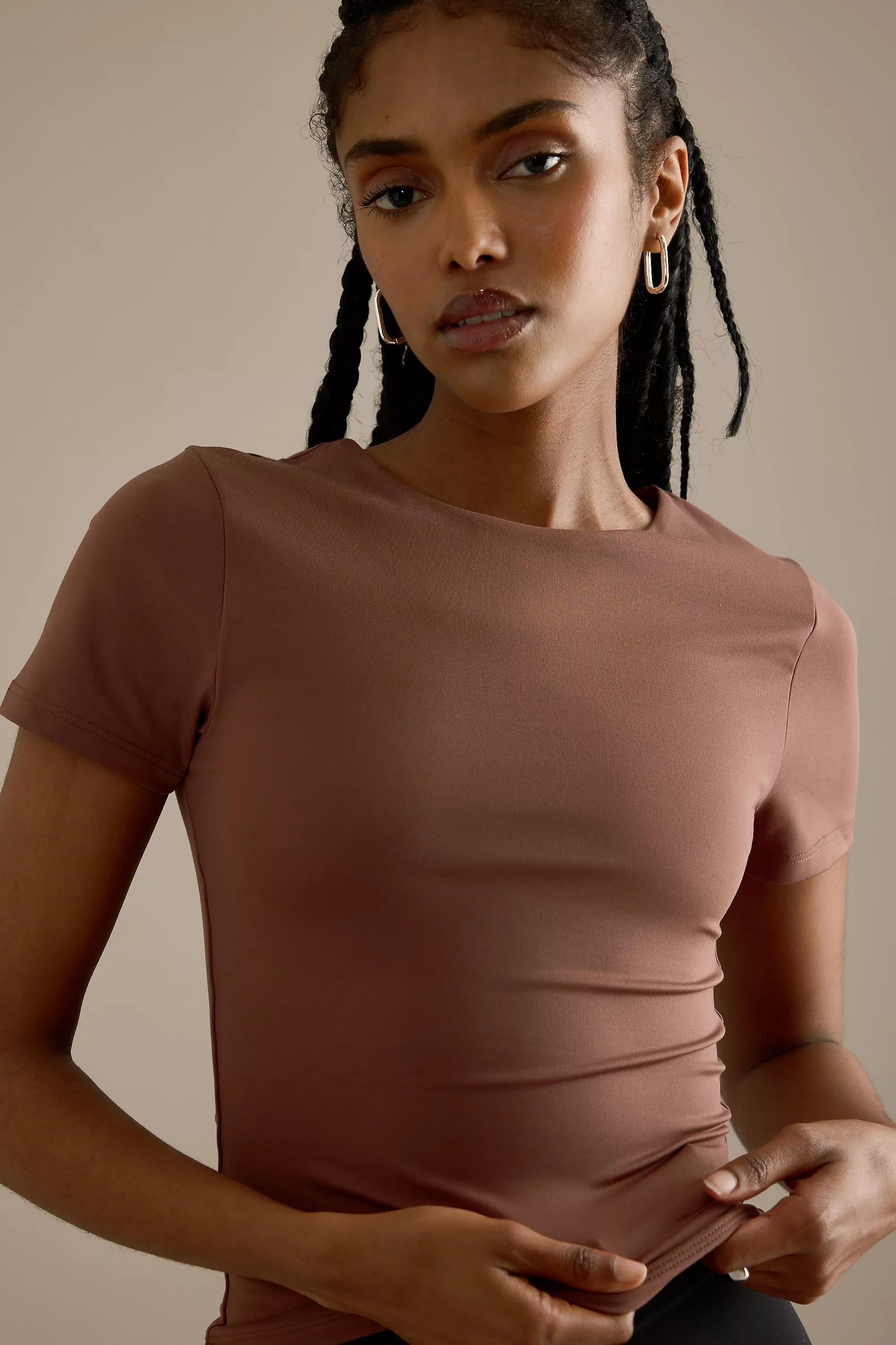 LONDON CLAY TALA 365 Second Skin Short-Sleeve Top, A501_0871, large image number 3