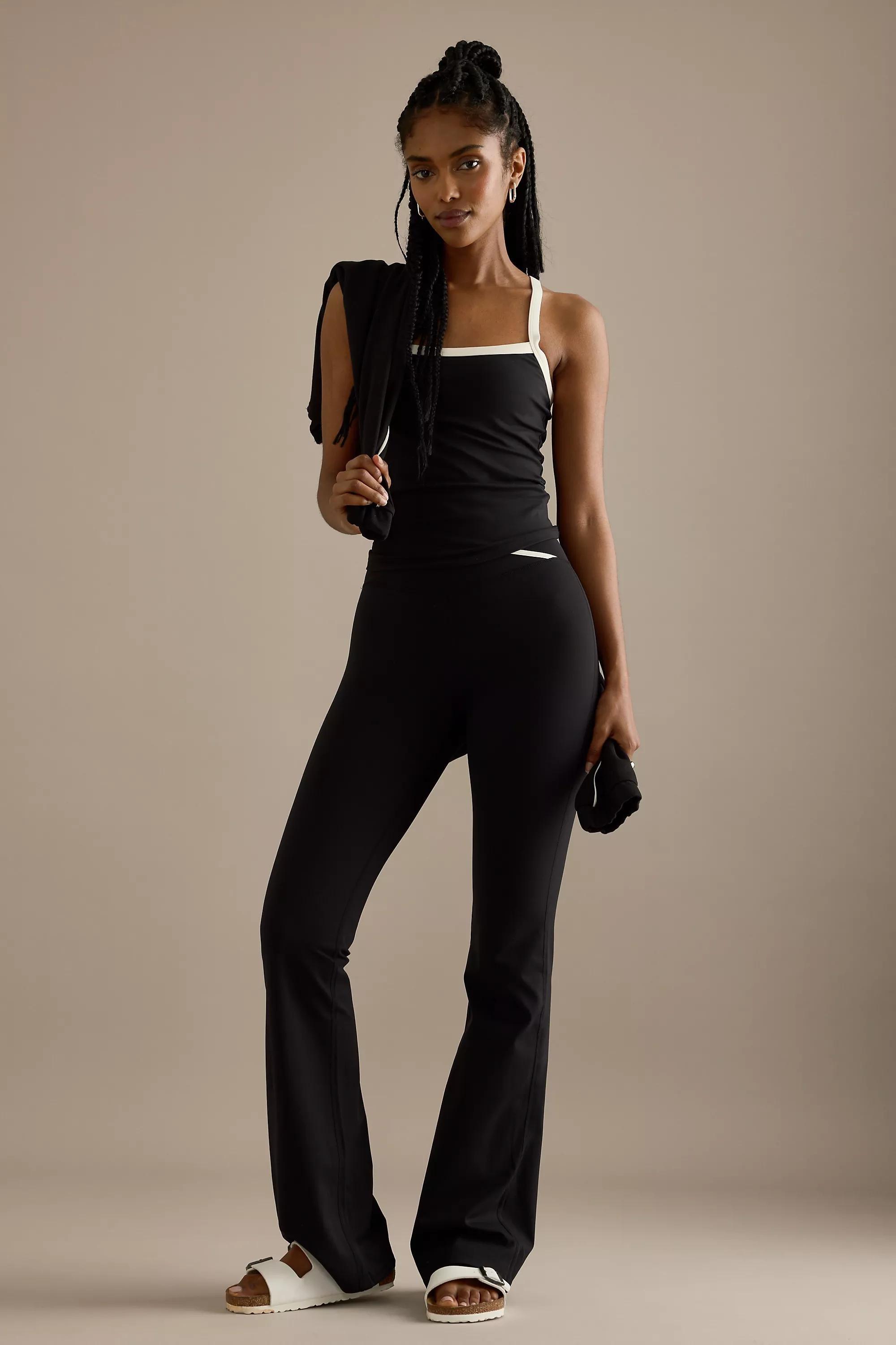 By Tala Day flex Contrast Wrap High-Waisted Flares, Multicolour, , large image number 1
