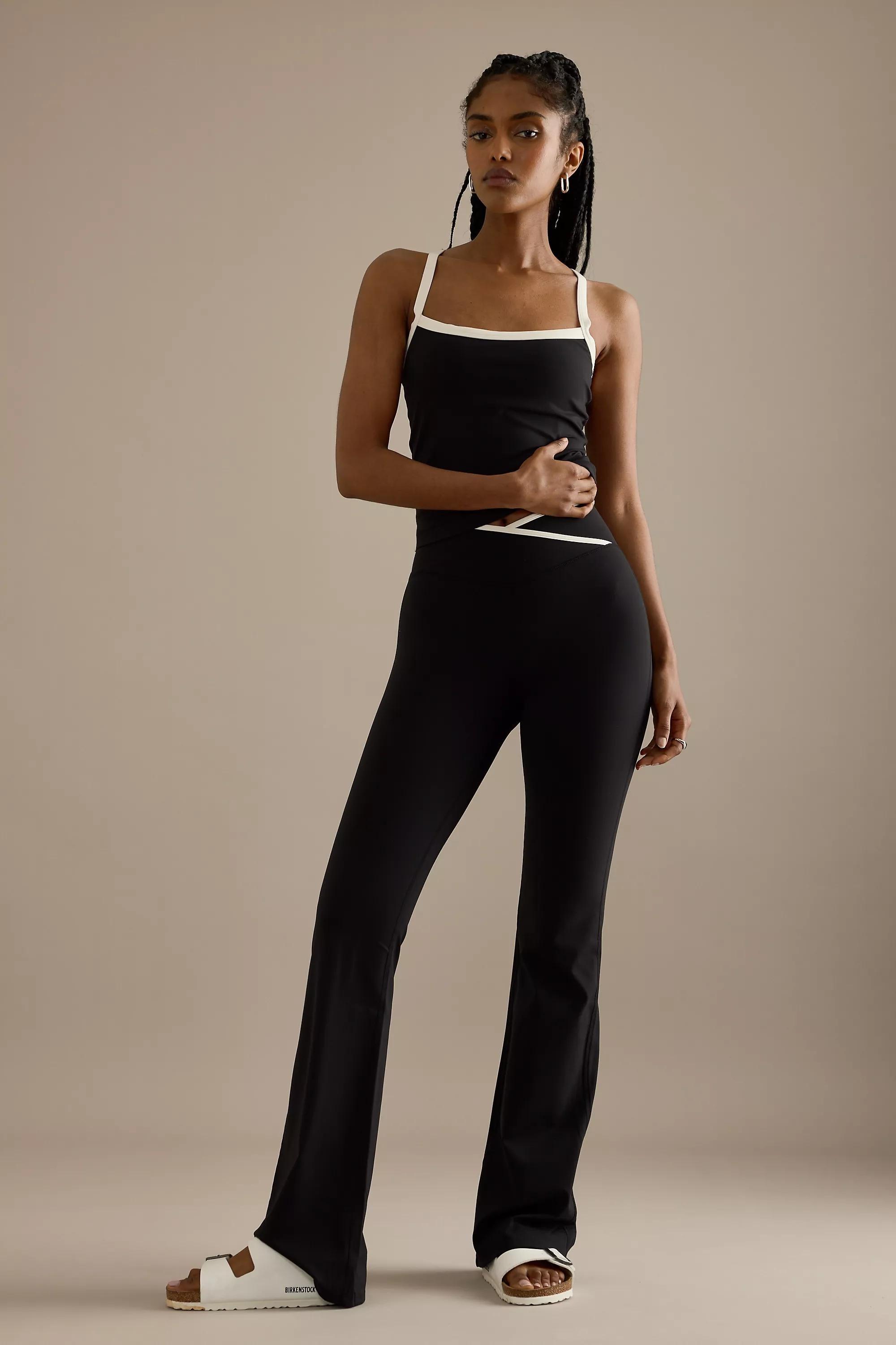 By Tala Day flex Contrast Wrap High-Waisted Flares, Multicolour, , large image number 4