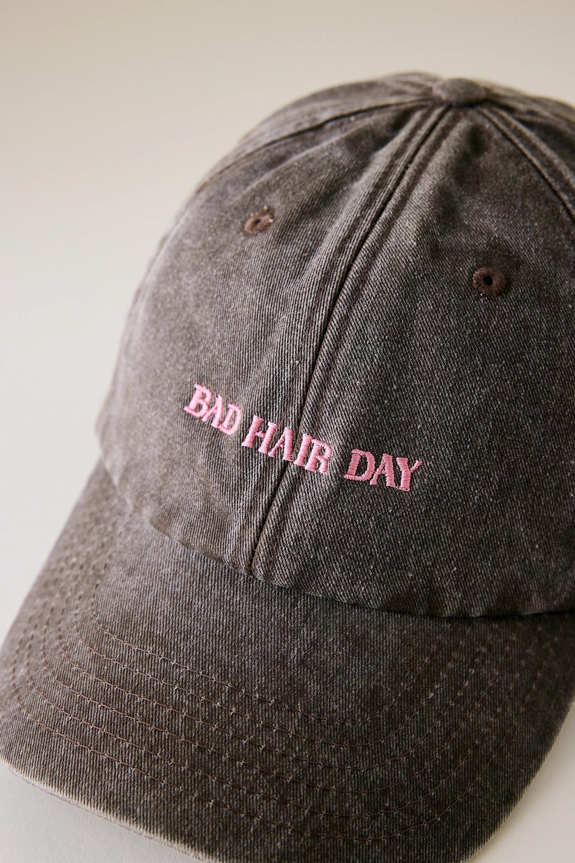 Bad Hair Day Embroidered Baseball Cap, A501_0021, large image number 2