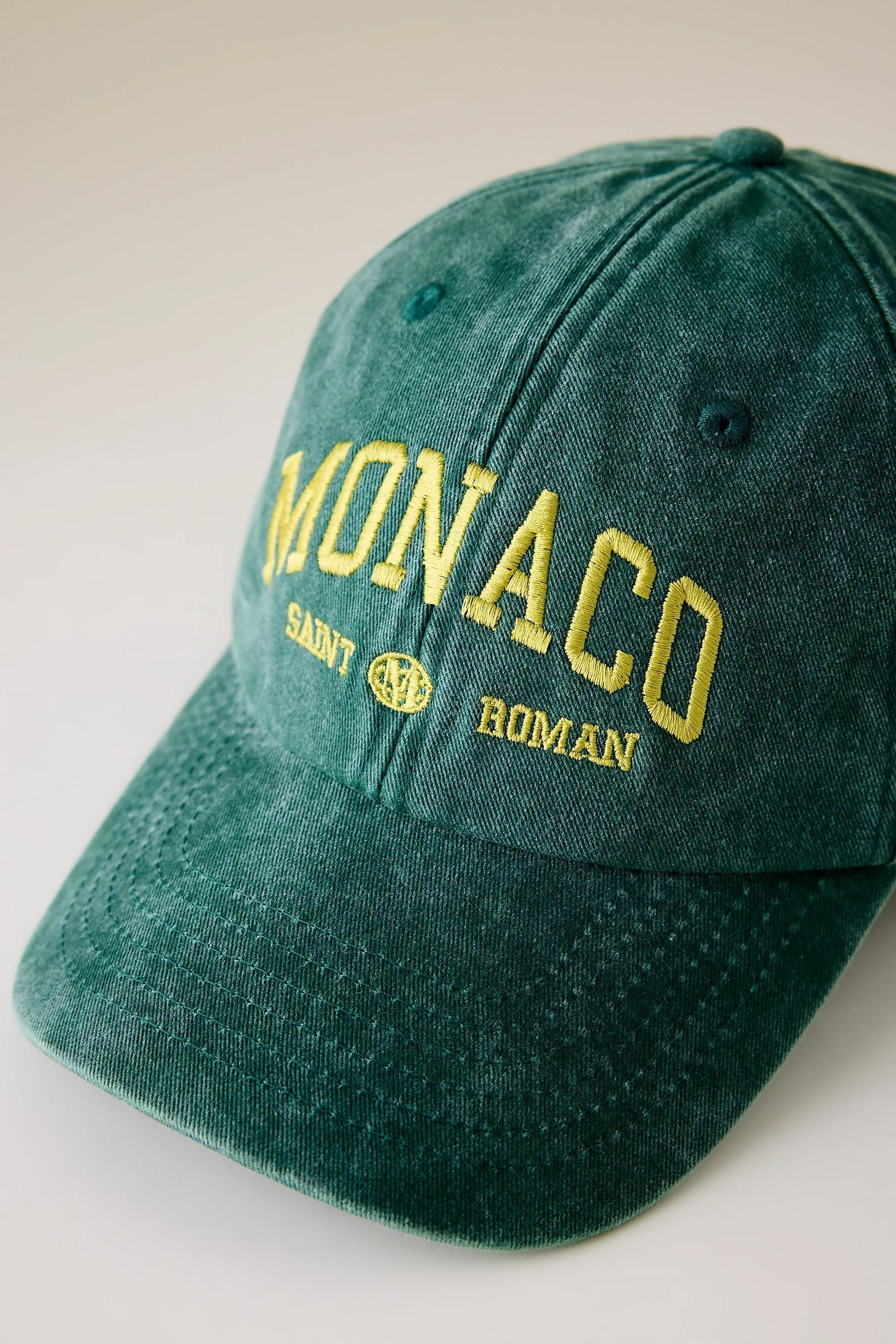 By Anthropologie Printed Embroidered Baseball Cap, Green, A501_0030, large image number 2