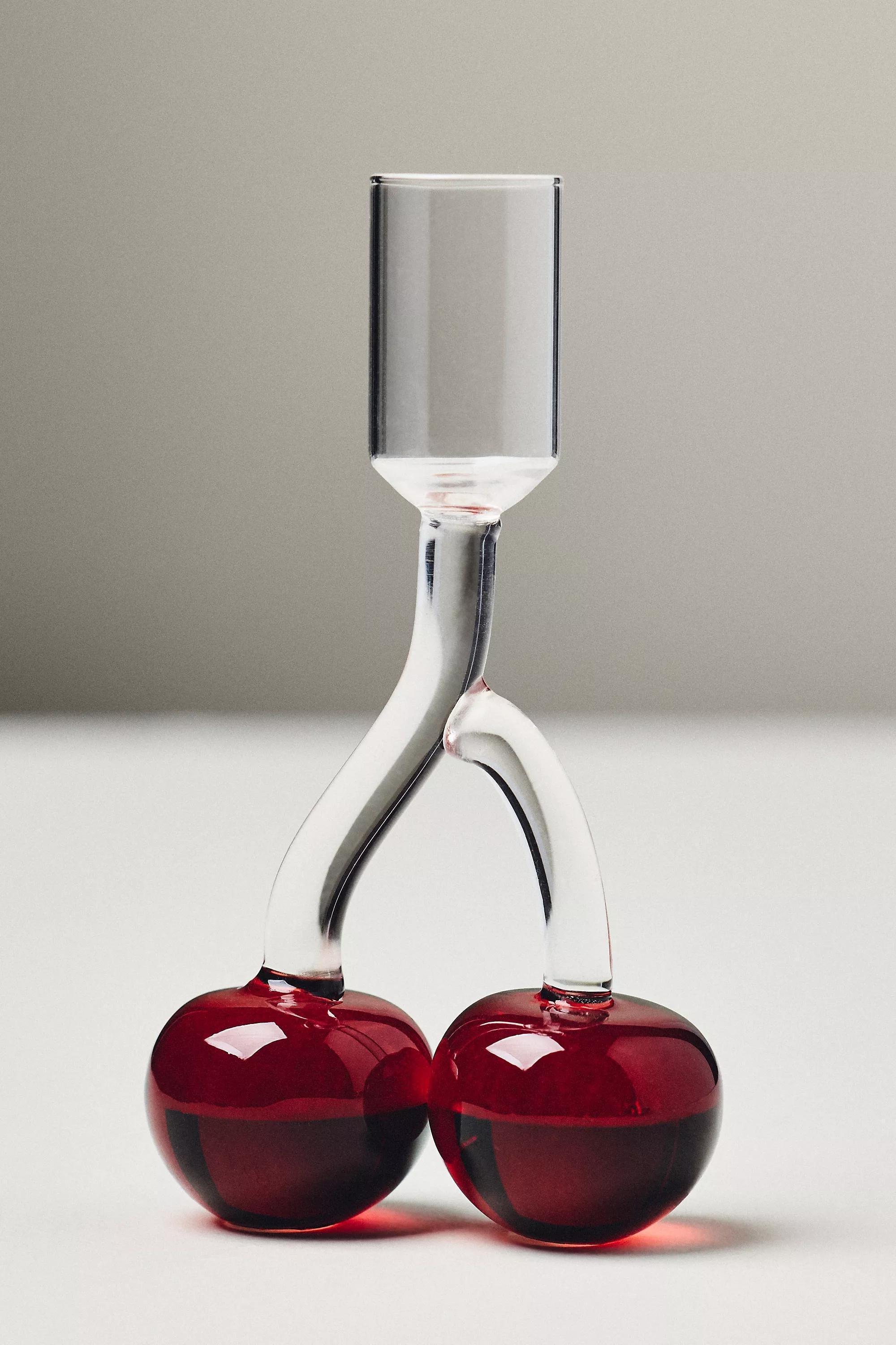 Ceci Candle Holder, Red, A501_0626, medium