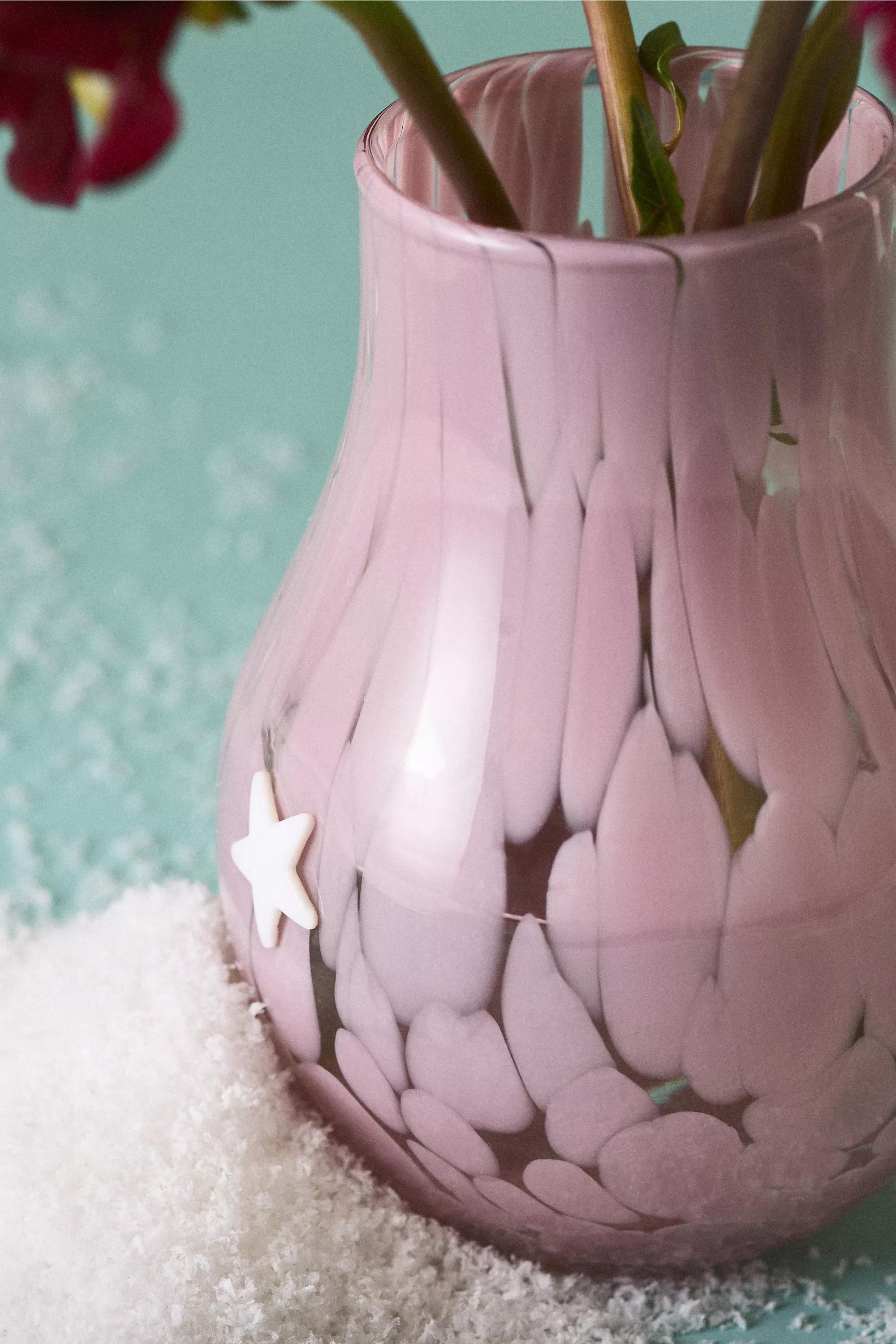 Nesting With Grace Icon Confetti Glass Vase, Pink, A501_0066, large image number 2