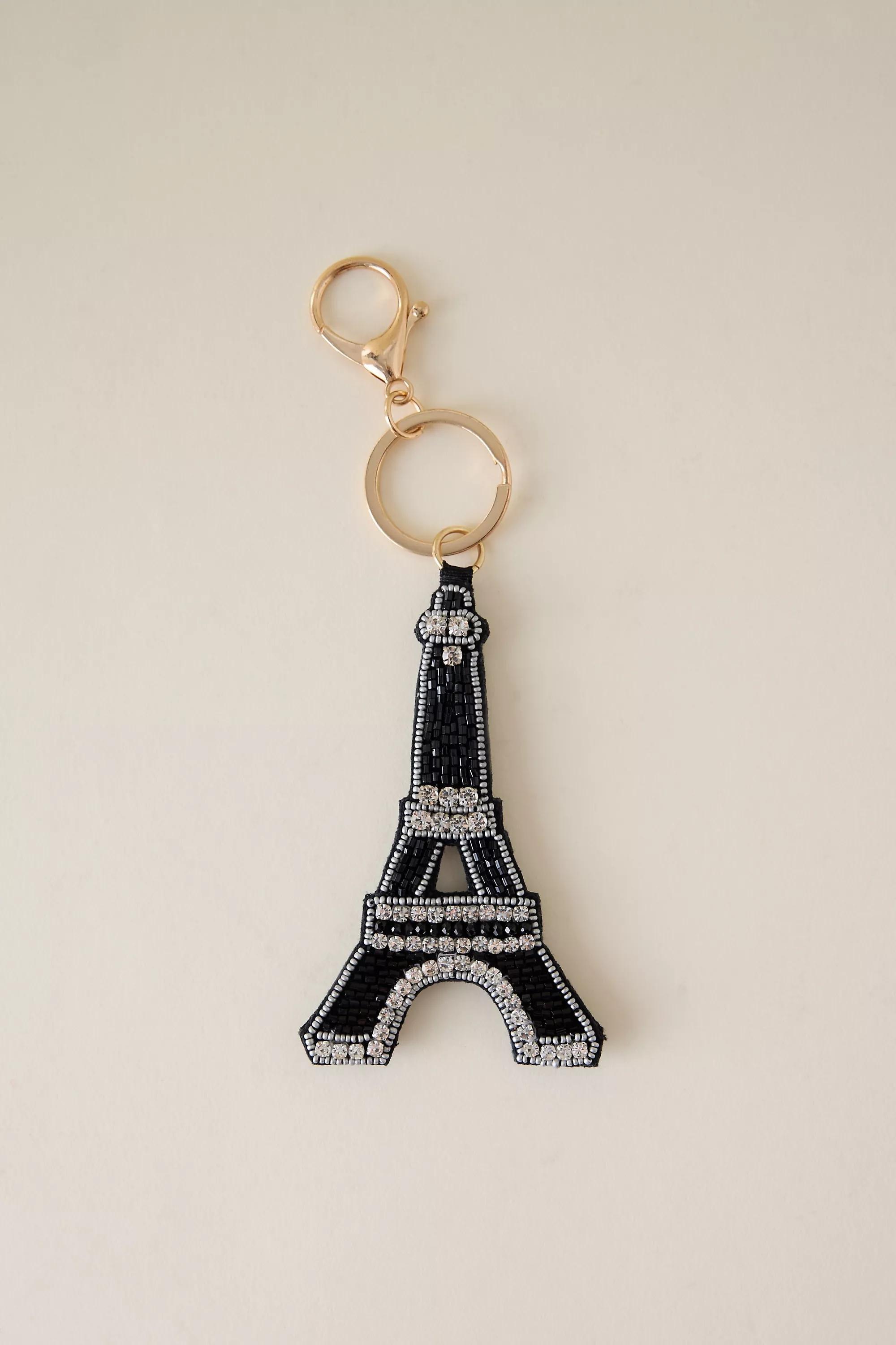 City Collection Beaded Bag Charm, Silver, A501_0007, medium