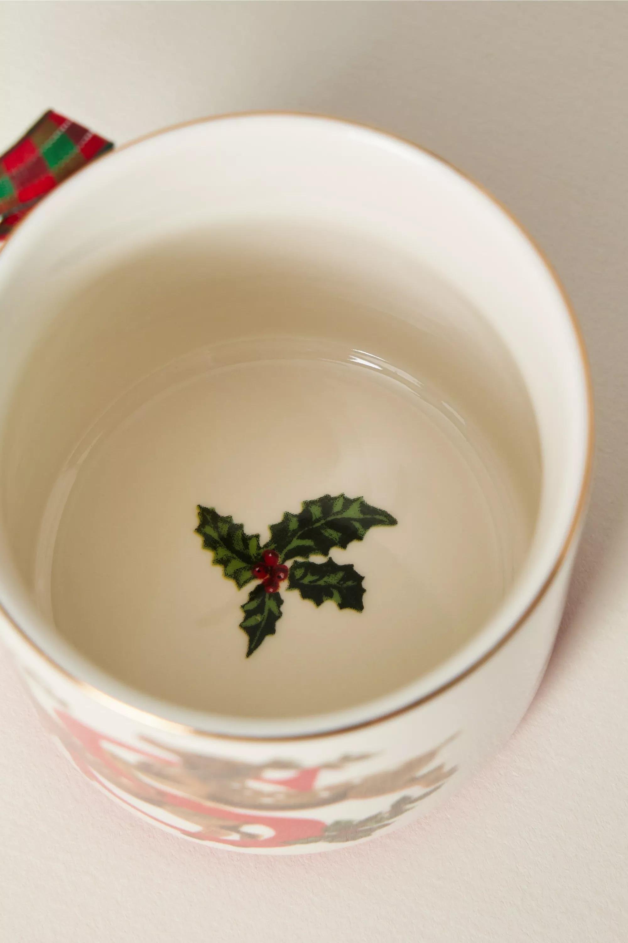 S Nathalie Lete Stoneware Holiday Monogram Mug, A501_0919, large image number 1