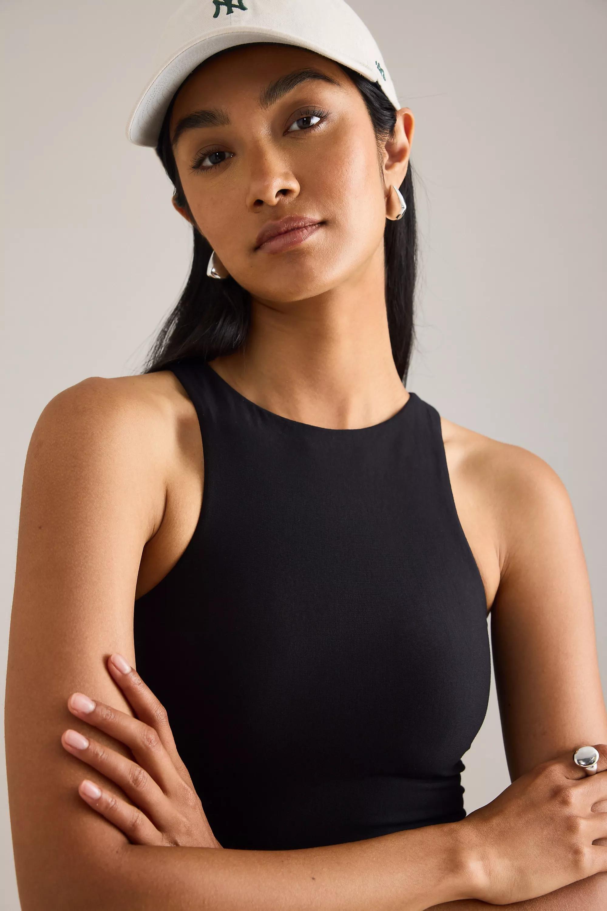 Klayd Racer Maxi Dress, Black, Black, large image number 3