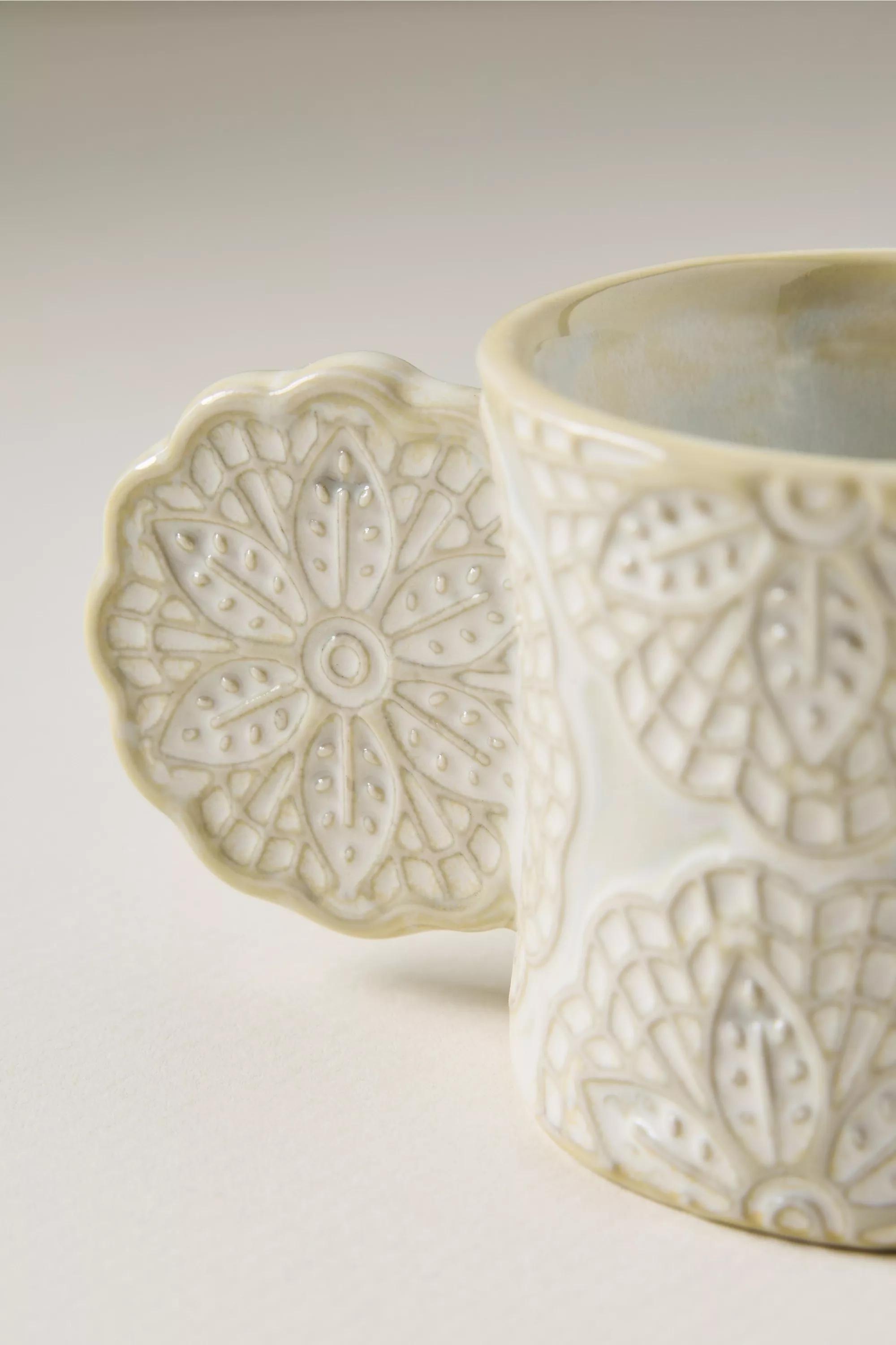 IVORY Pizzelle Stoneware Espresso Cup, A501_0011, large image number 3