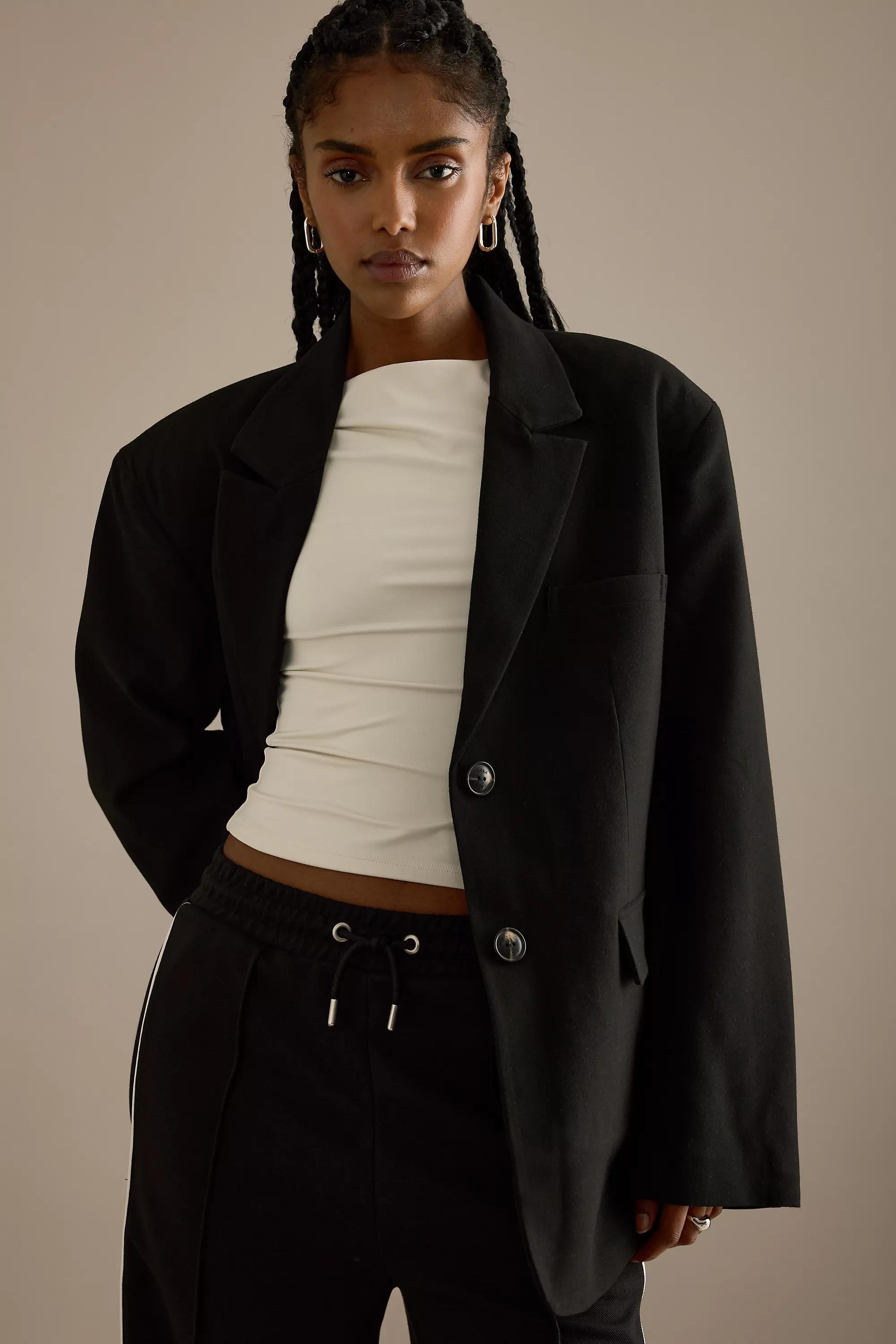 By Tala Daily Oversized Blazer, Black, , large image number 0