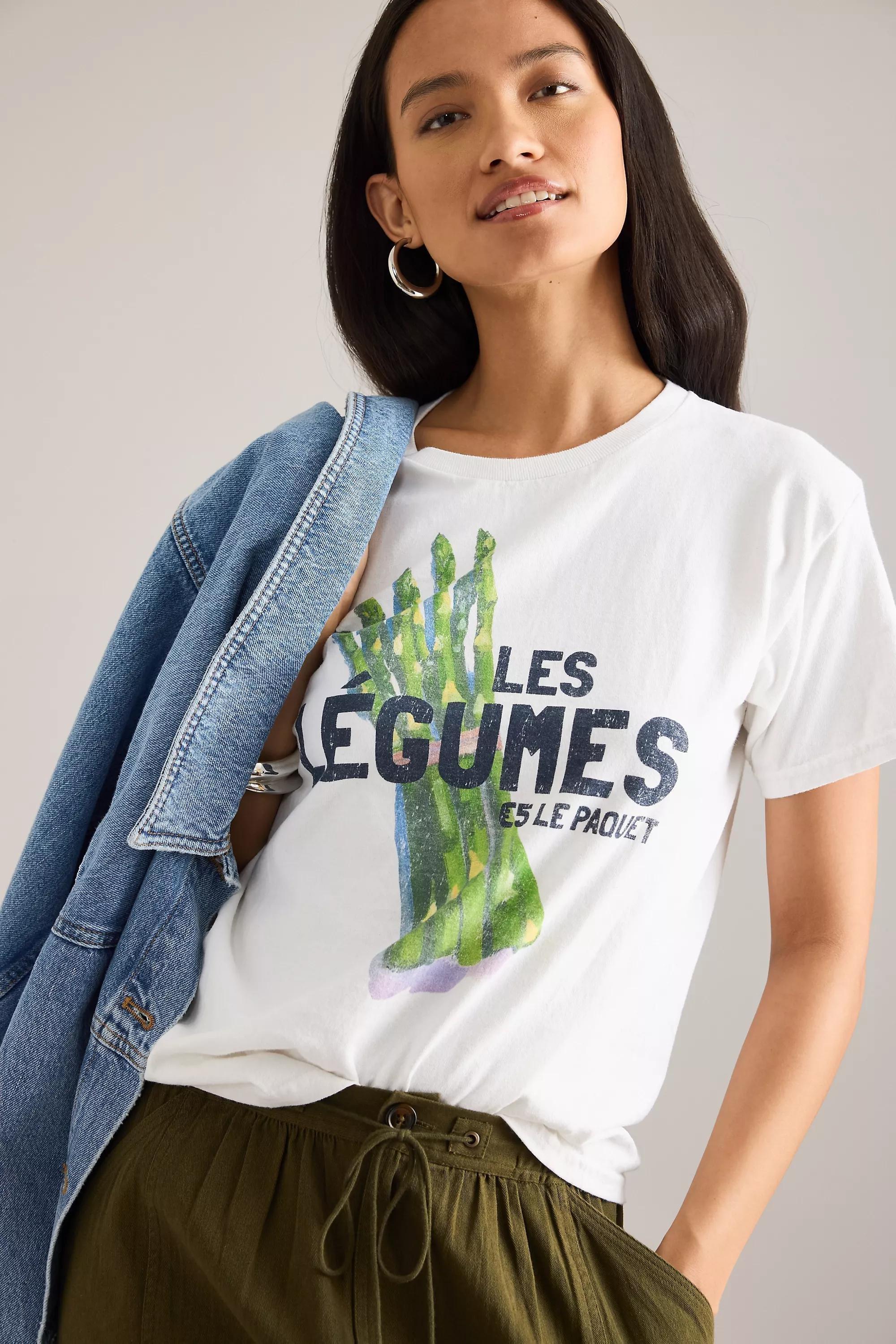By Anthropologie Legumes Graphic Baby T-Shirt, White, , large image number 2