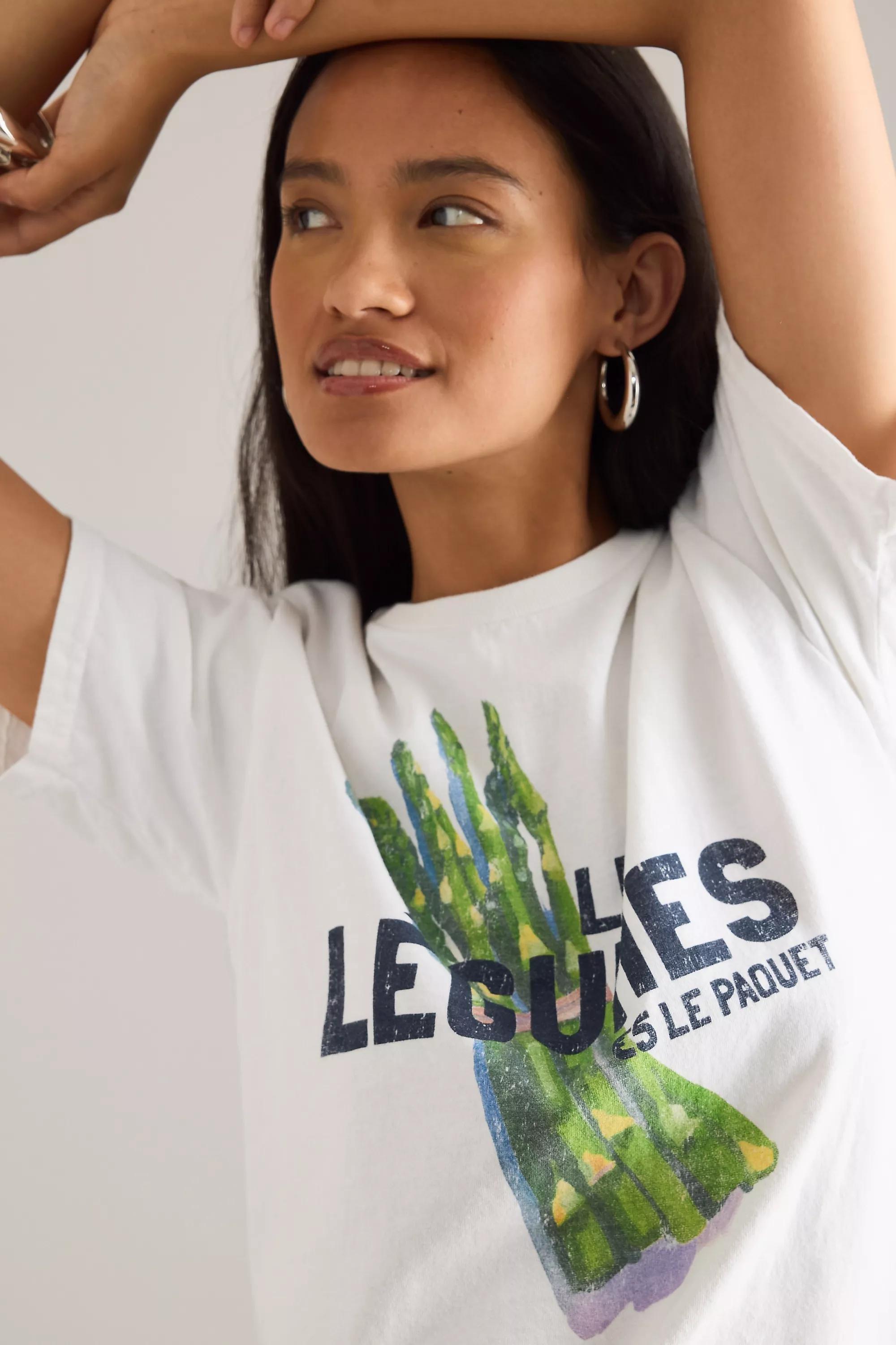 By Anthropologie Legumes Graphic Baby T-Shirt, White, , large image number 3