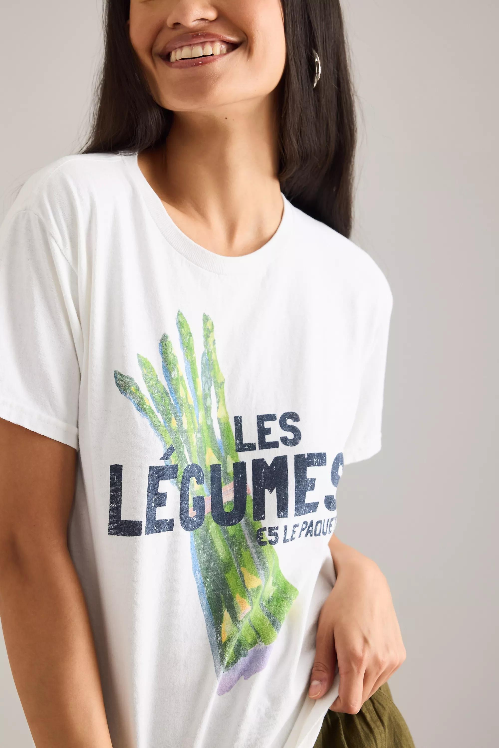 By Anthropologie Legumes Graphic Baby T-Shirt, White, , large image number 4