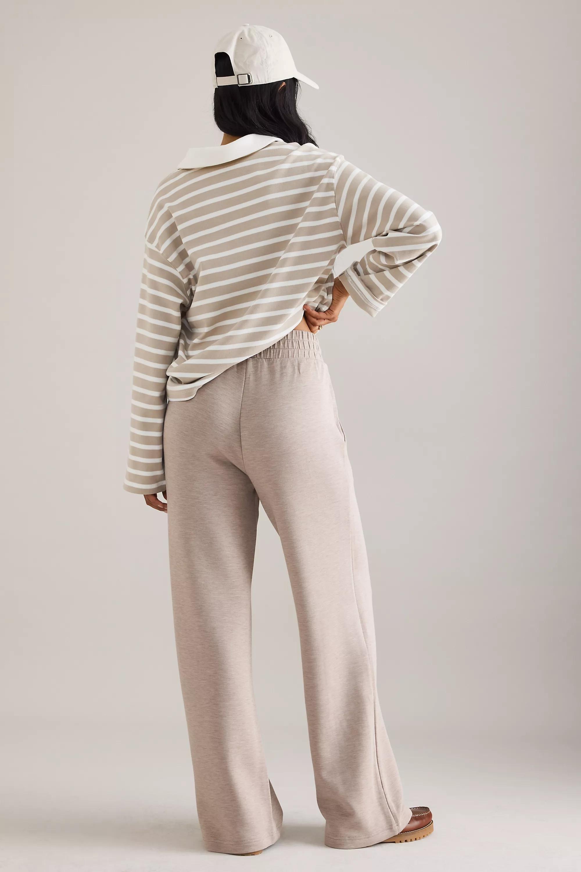 TAUPE Varley The Wide Leg 30 Trousers, A501_0023, large image number 1