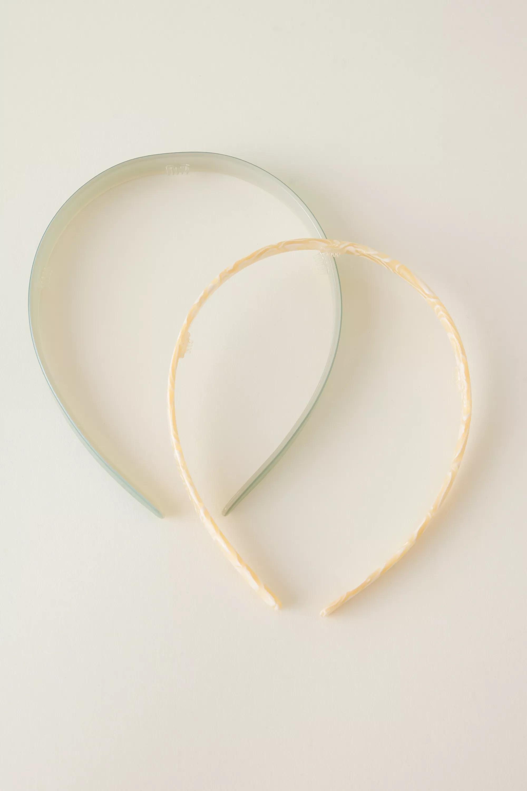 Resin Headband, White, A501_0012, large image number 0