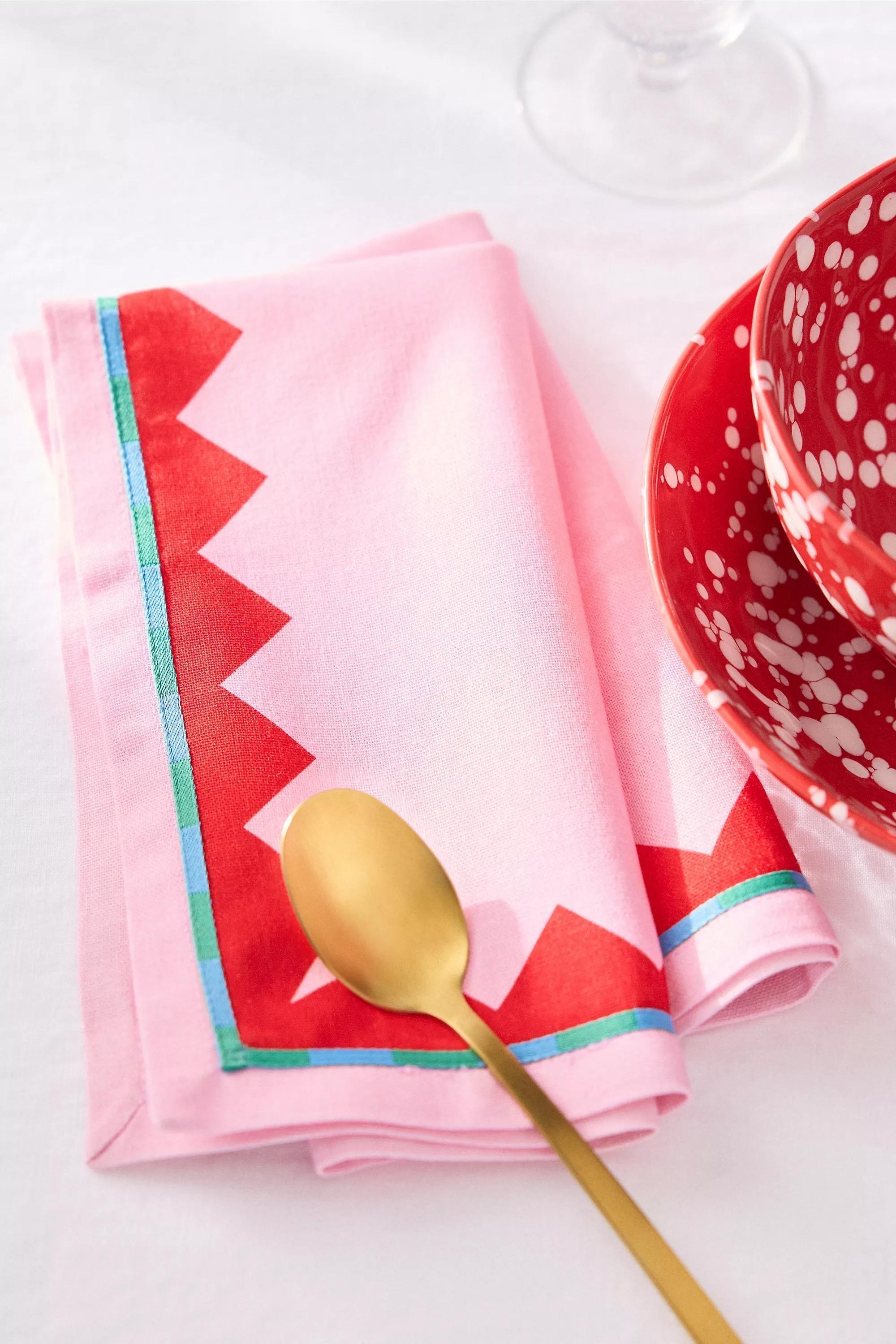 ASSORT Amrita Assorted Napkins, Set of 4, A501_0000, large image number 2