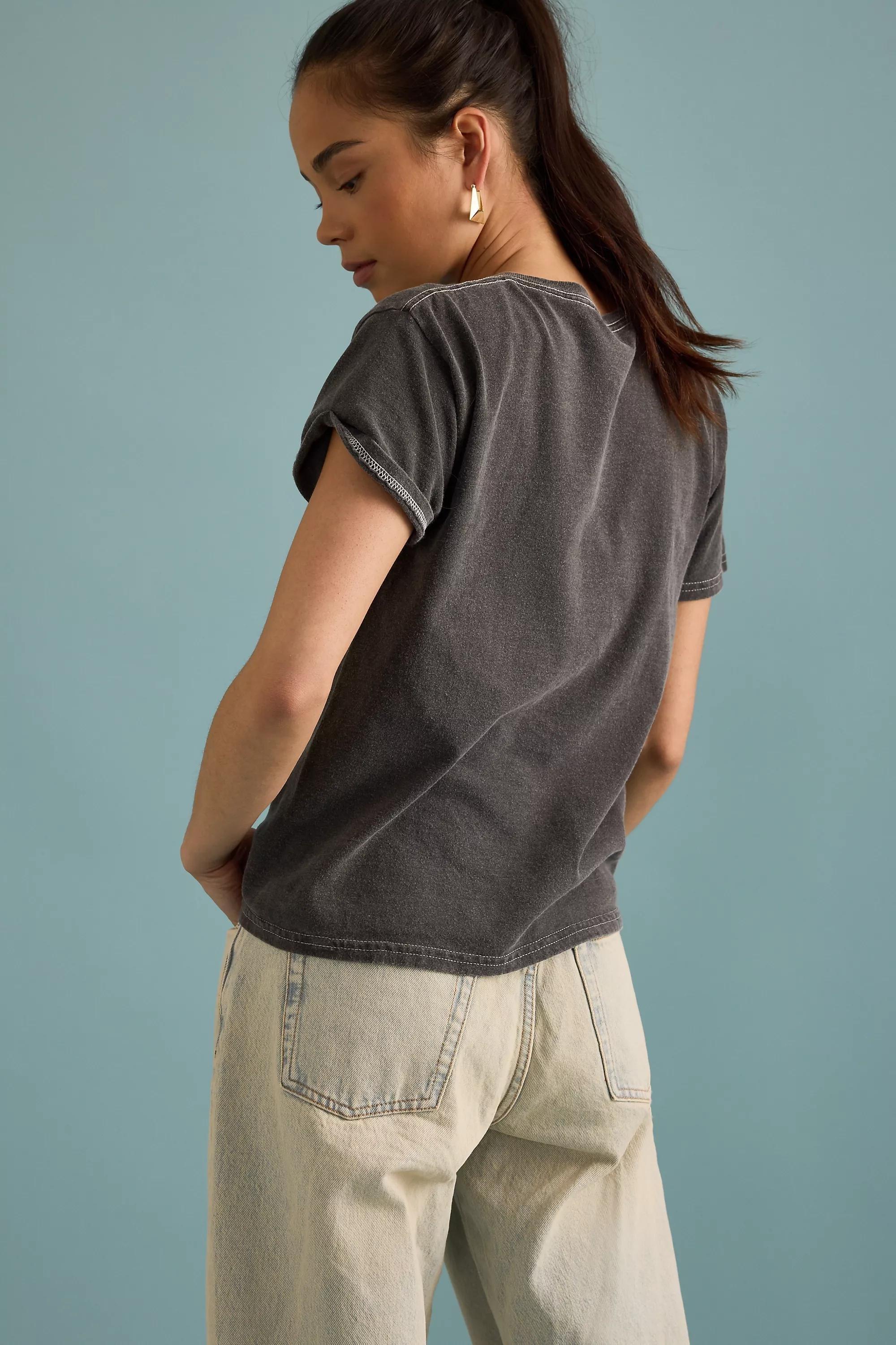 By Anthropologie Dalmatian Graphic Baby T-Shirt, Grey, A501_0005, medium