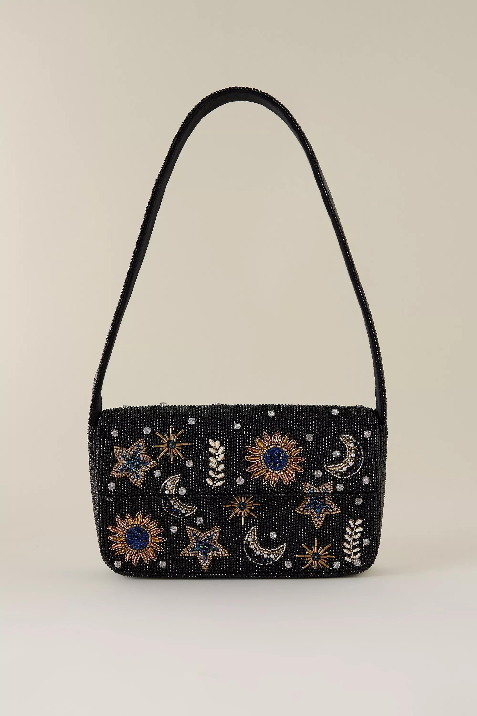 The Fiona Beaded Bag, Black, A501_0001, medium