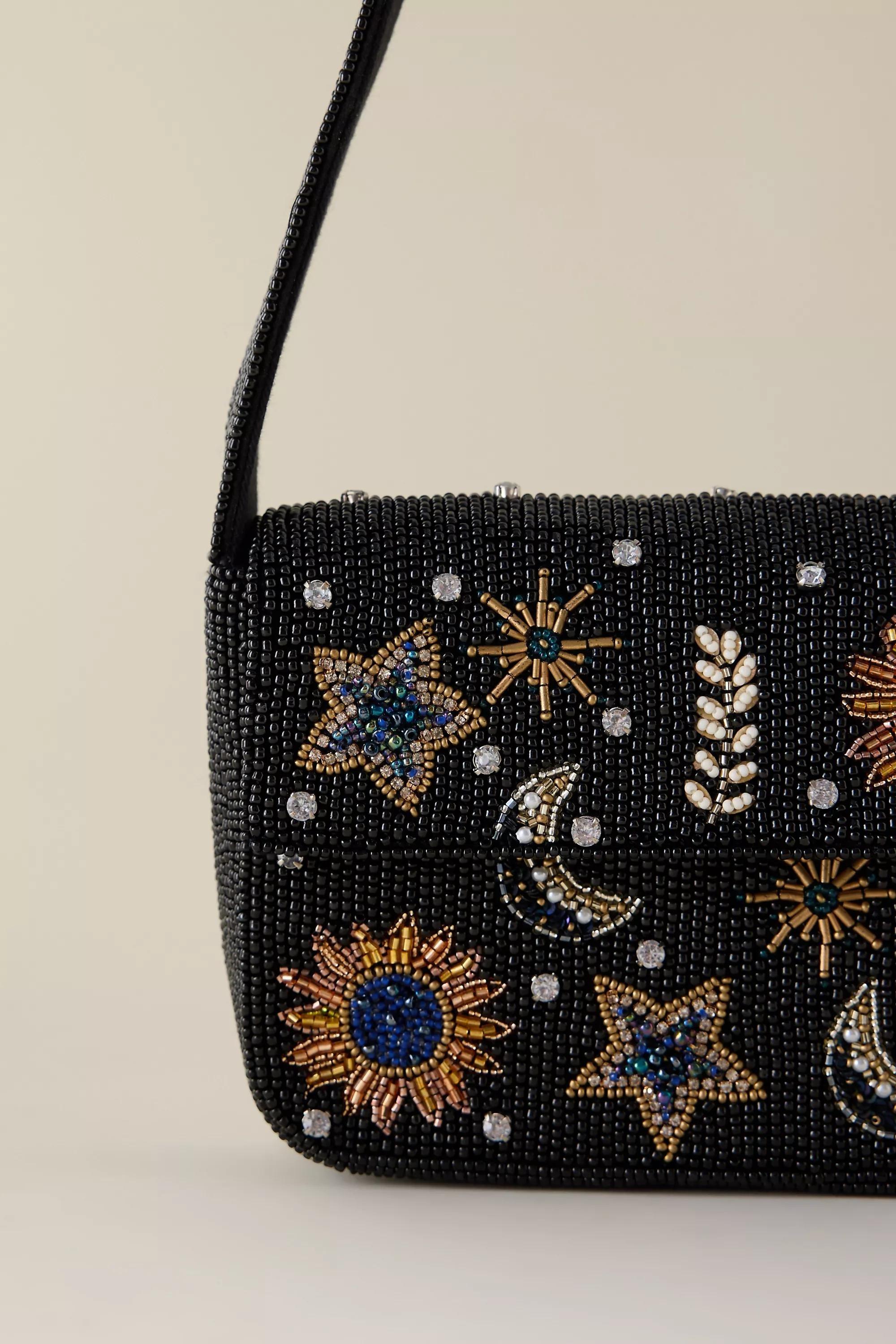 The Fiona Beaded Bag, Black, A501_0001, large image number 1