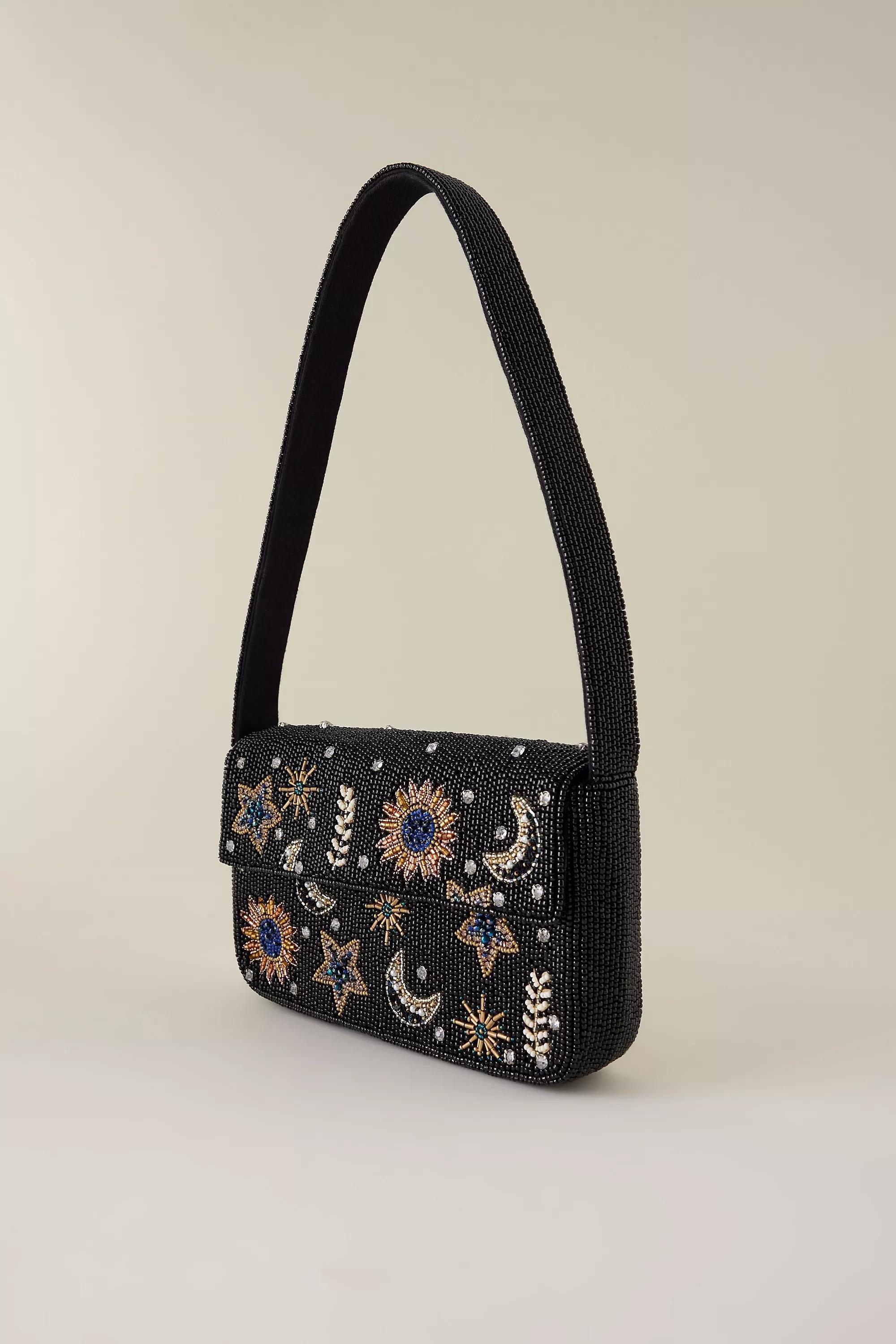 The Fiona Beaded Bag, Black, A501_0001, large image number 2