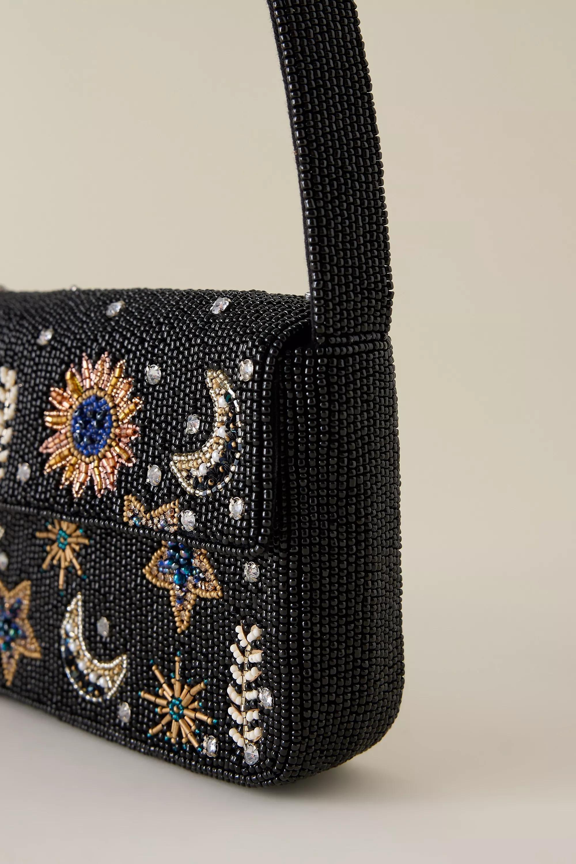 The Fiona Beaded Bag, Black, A501_0001, large image number 3