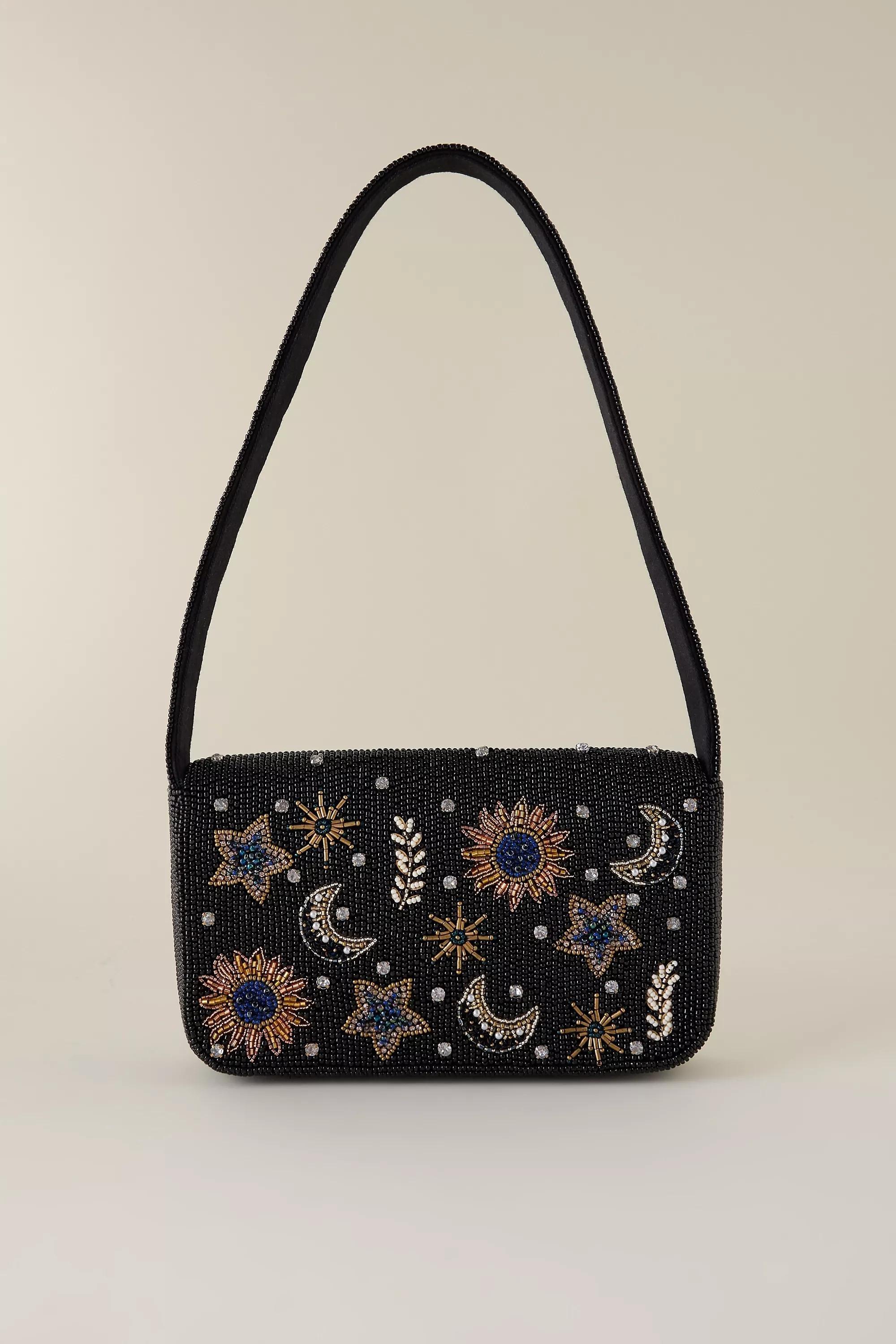 The Fiona Beaded Bag, Black, A501_0001, large image number 4