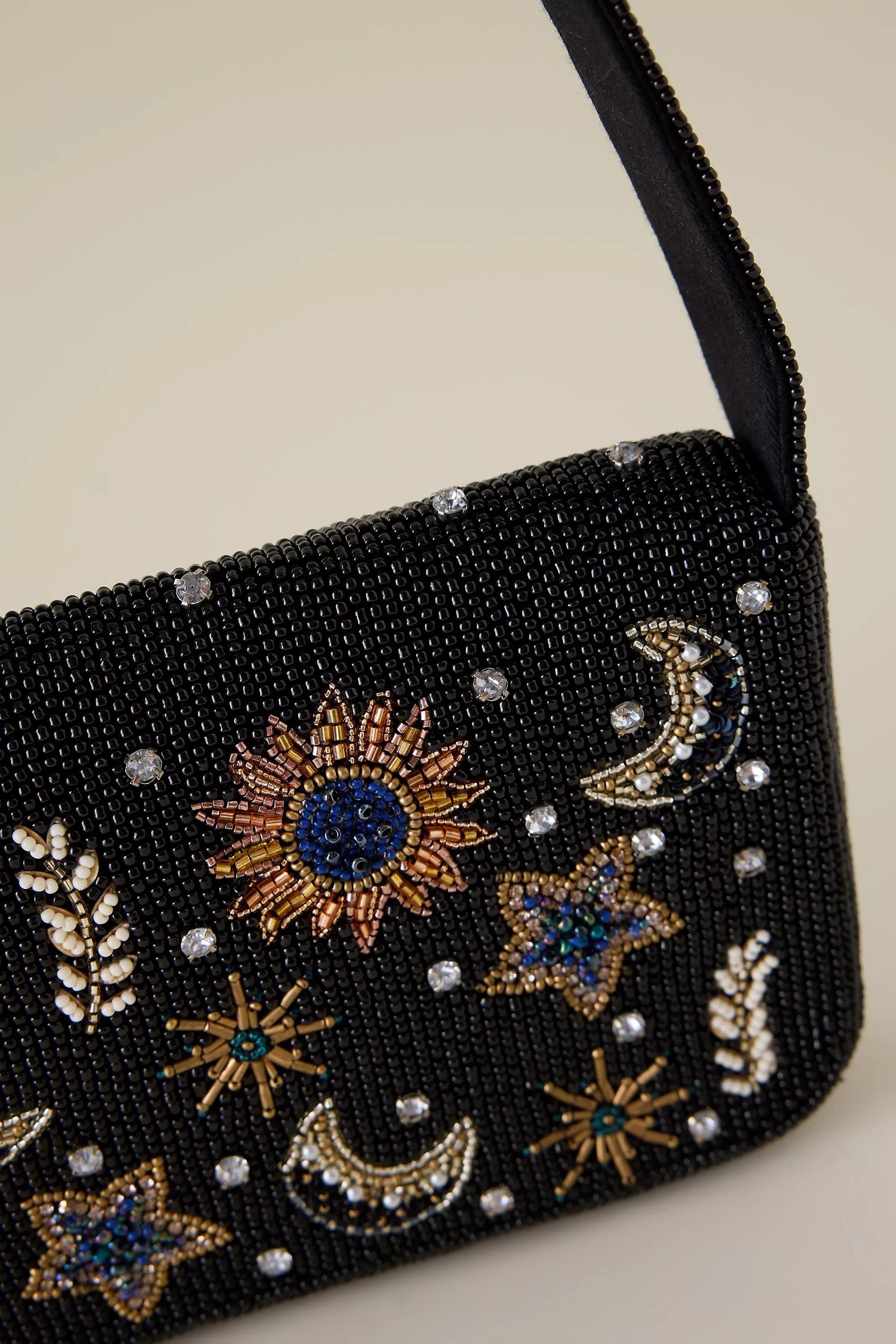 The Fiona Beaded Bag, Black, A501_0001, large image number 5