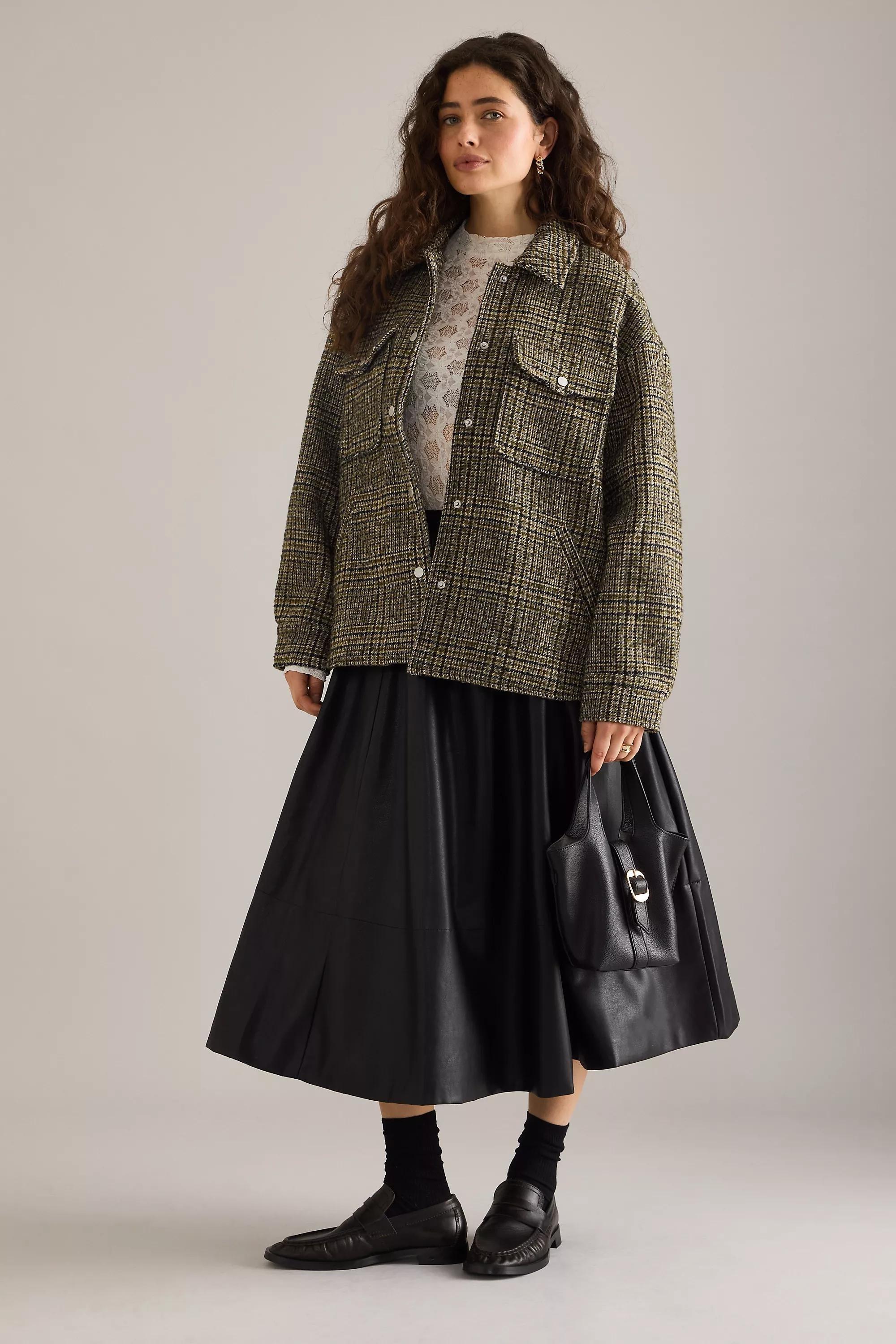 Pebbled Bucket Tote Bag, Black, A501_0001, large image number 5