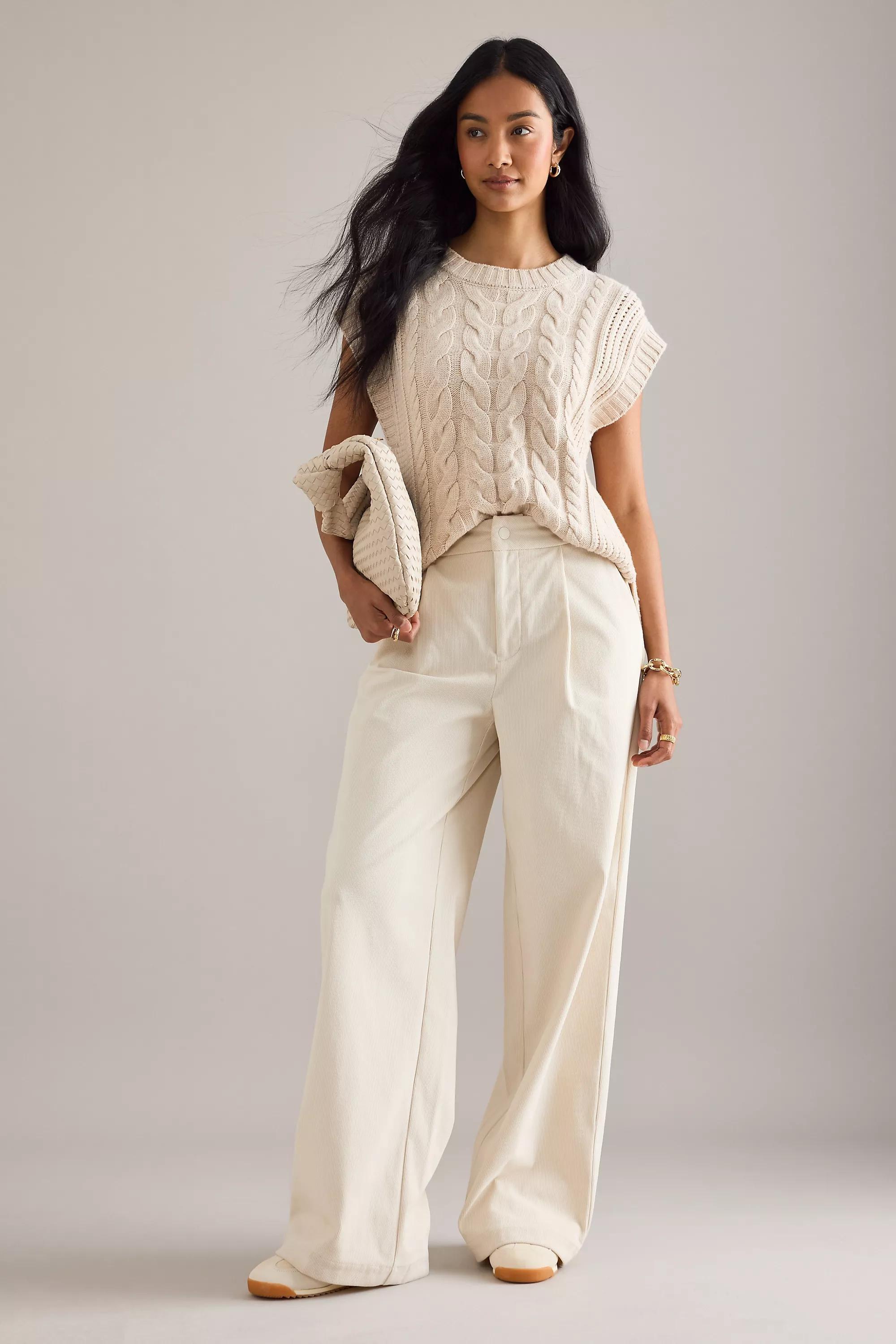 CREAM Varley Rocio Corduroy Wide-Leg Trousers, A501_0012, large image number 0