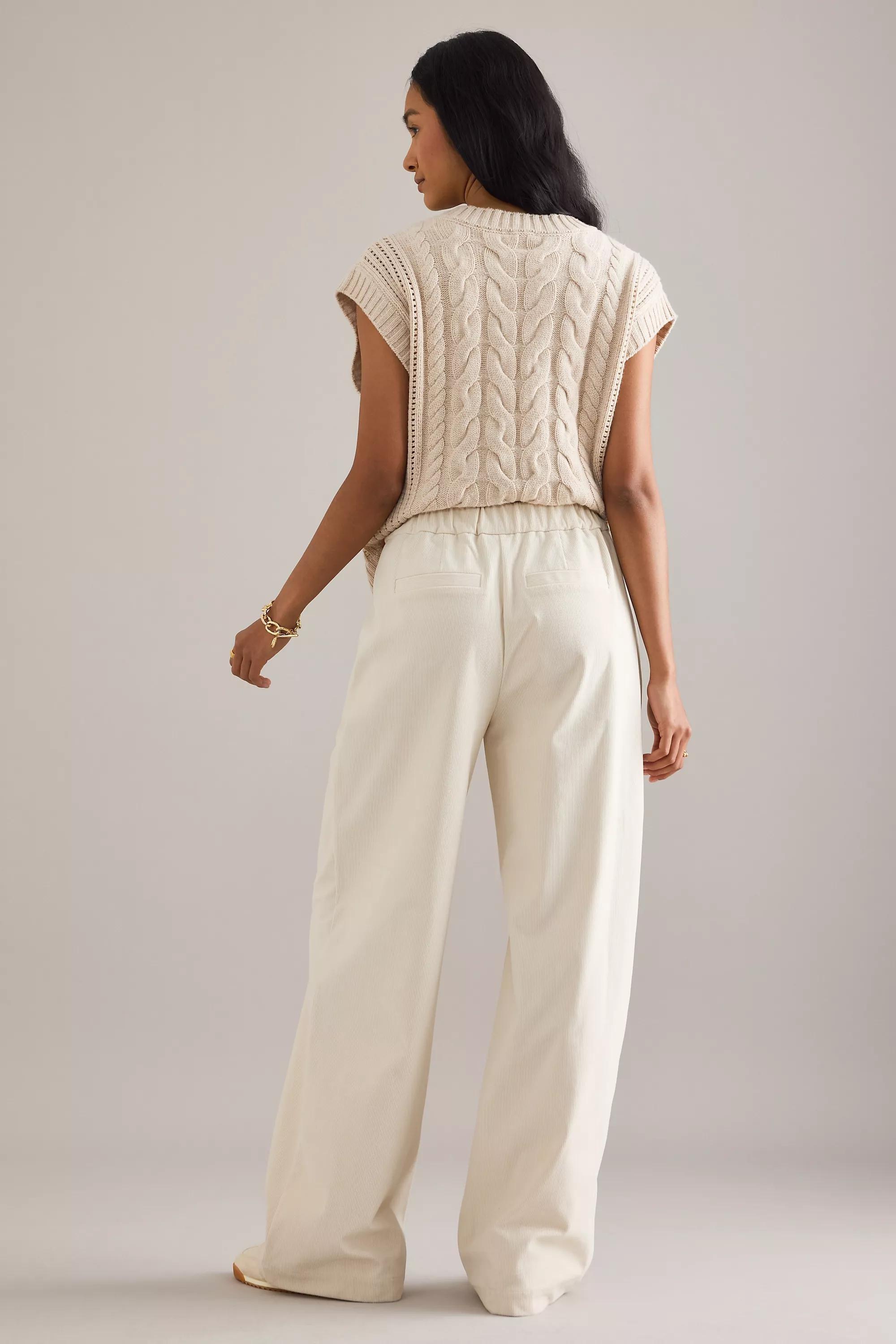 CREAM Varley Rocio Corduroy Wide-Leg Trousers, A501_0012, large image number 1