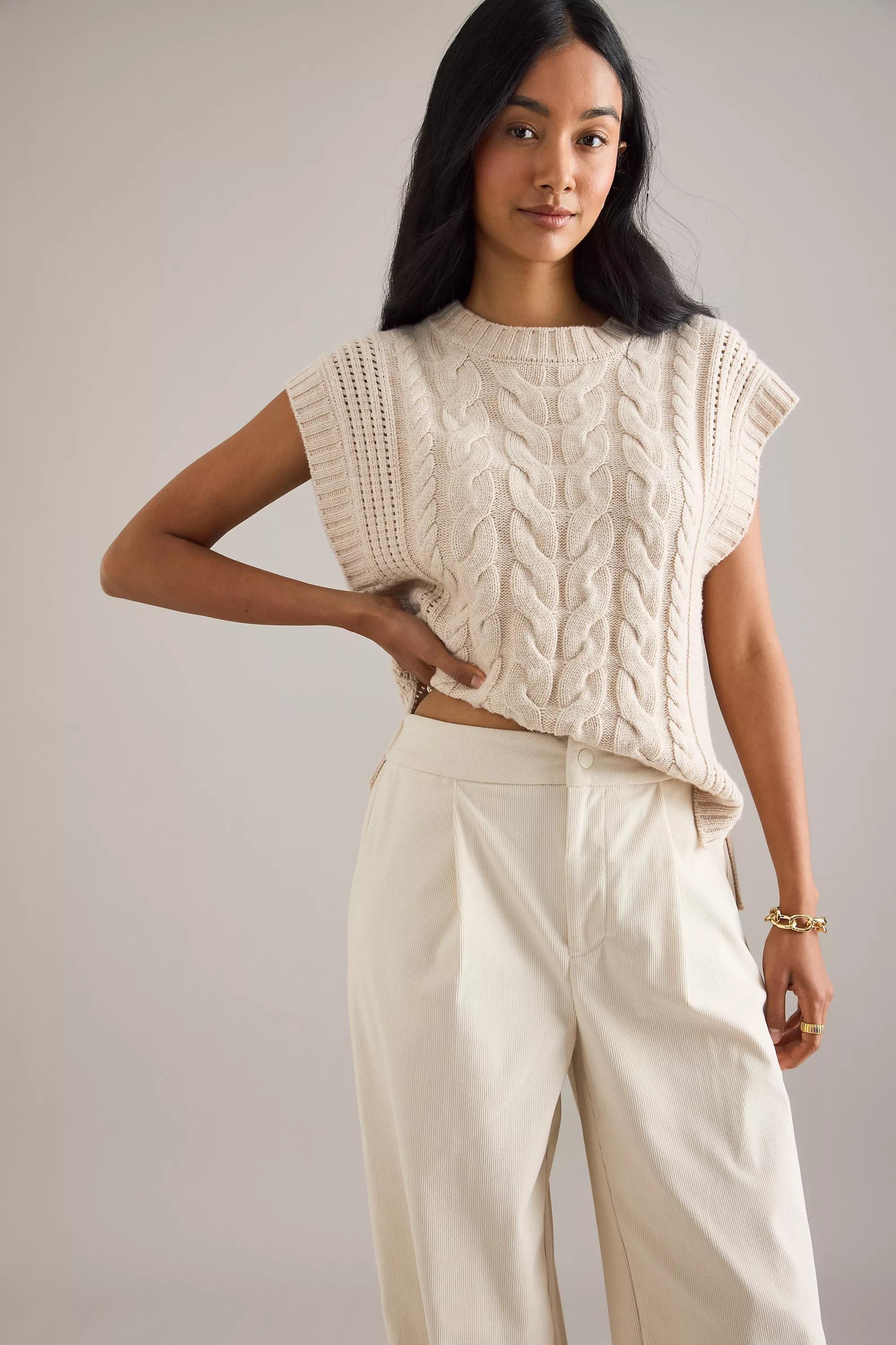 CREAM Varley Rocio Corduroy Wide-Leg Trousers, A501_0012, large image number 3