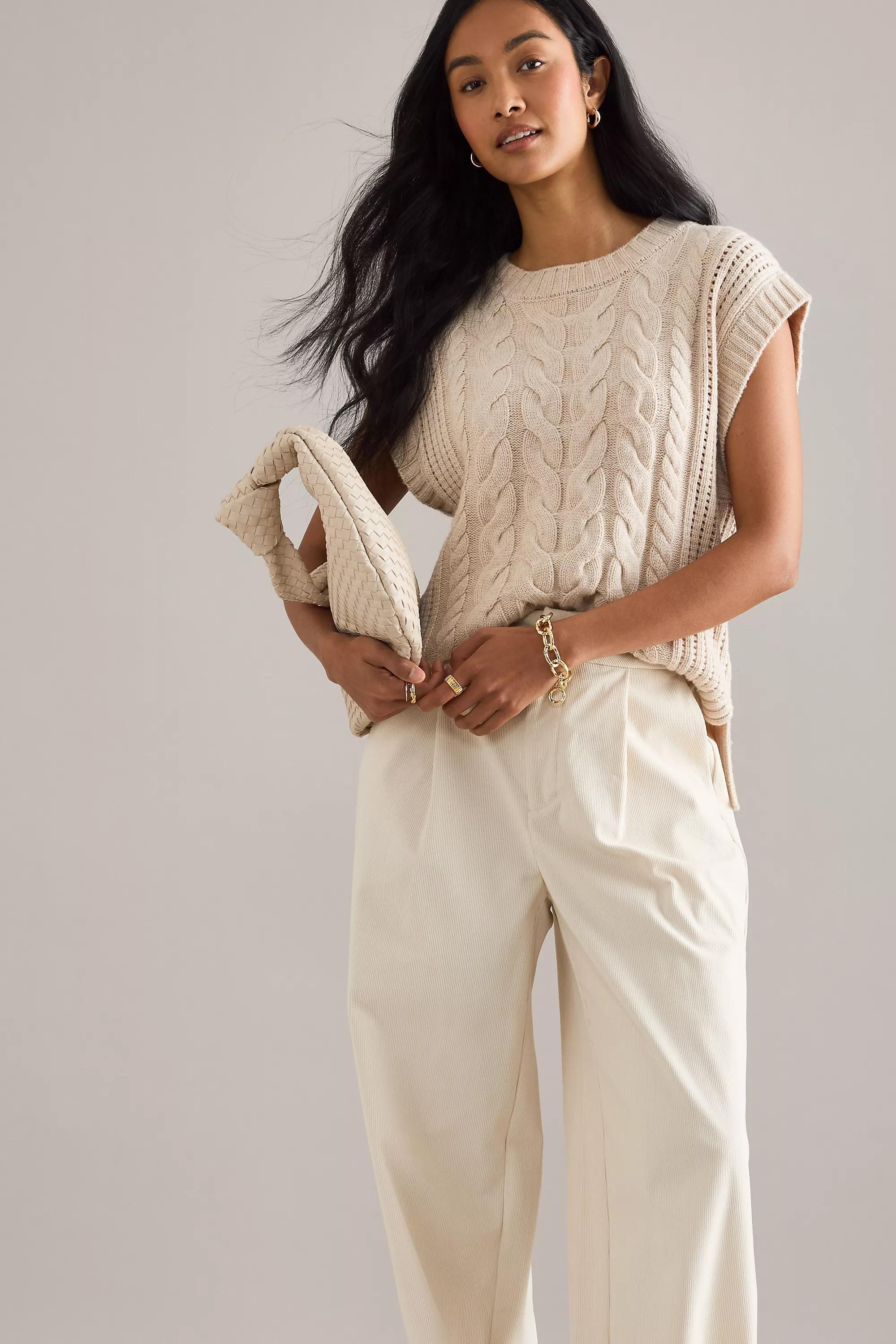CREAM Varley Rocio Corduroy Wide-Leg Trousers, A501_0012, large image number 4