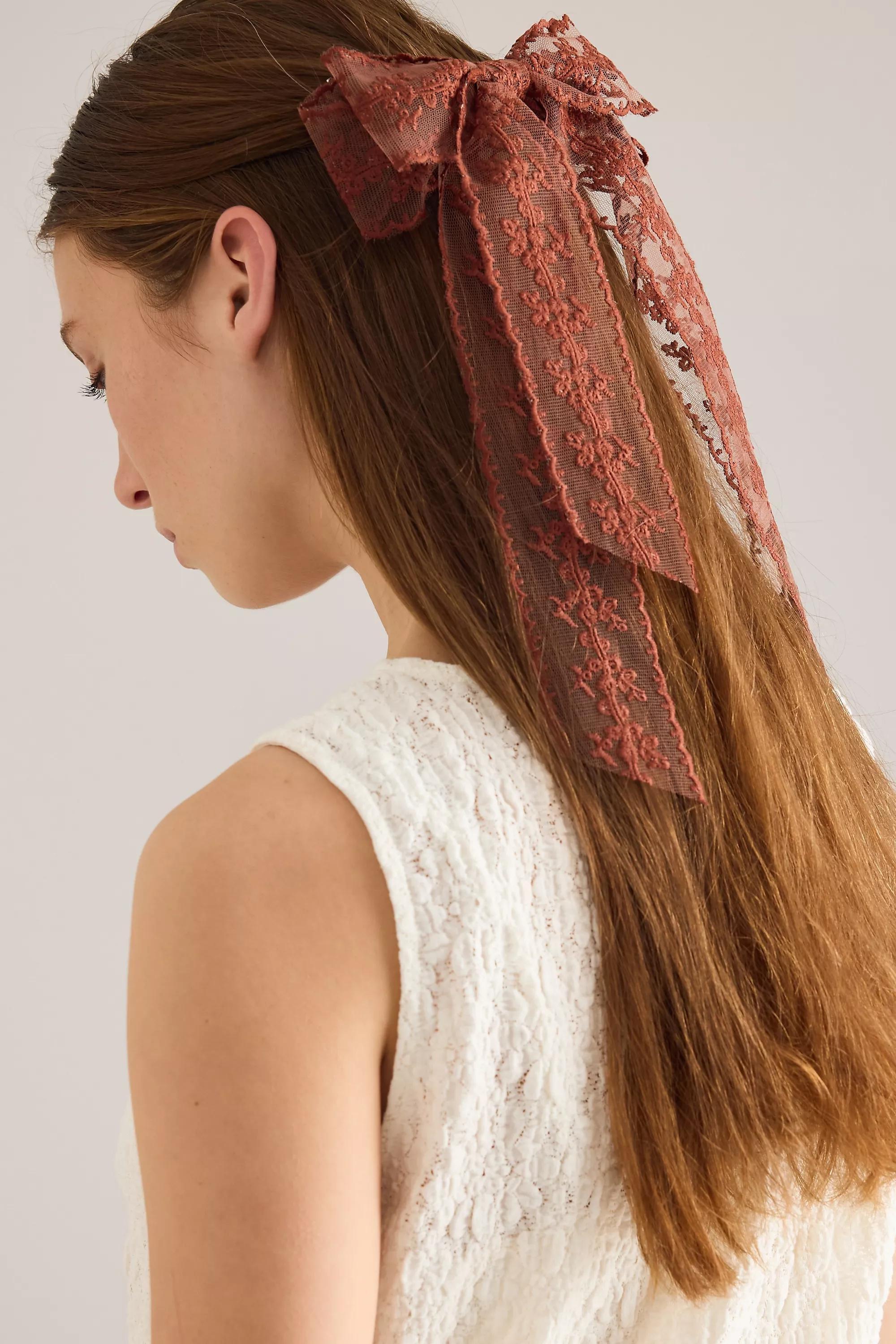 Lace Bow, Brown, A501_0020, medium