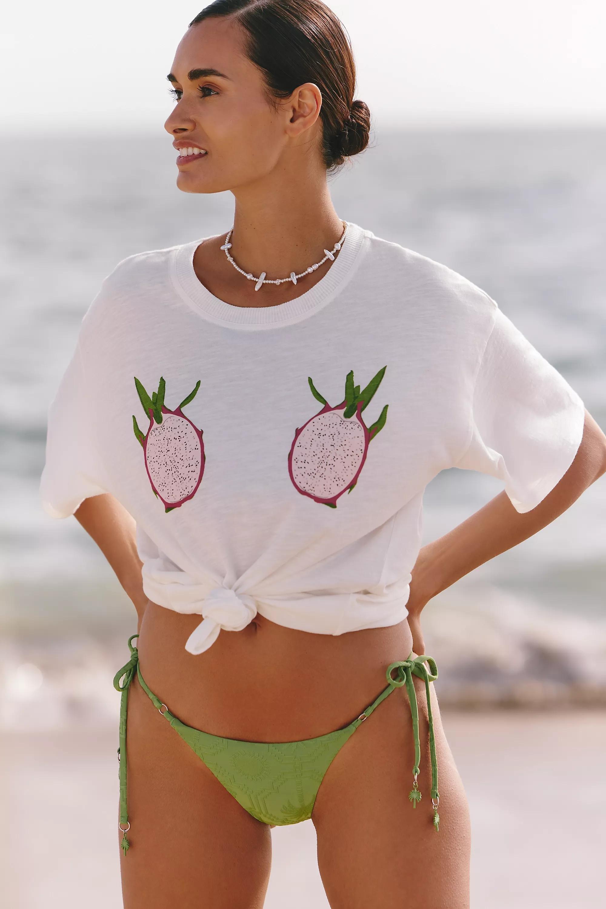 Celandine X Agathe Marty Graphic T-Shirt, Black, A501_0266, large image number 0