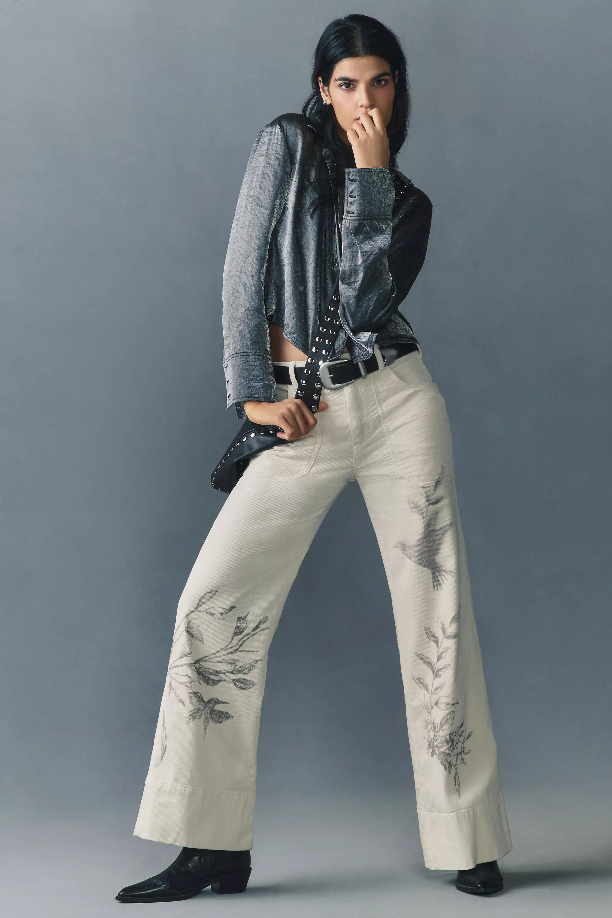 By Pilcro Liquid Shine Buttondown Shirt, Grey, A501_0113, large image number 5